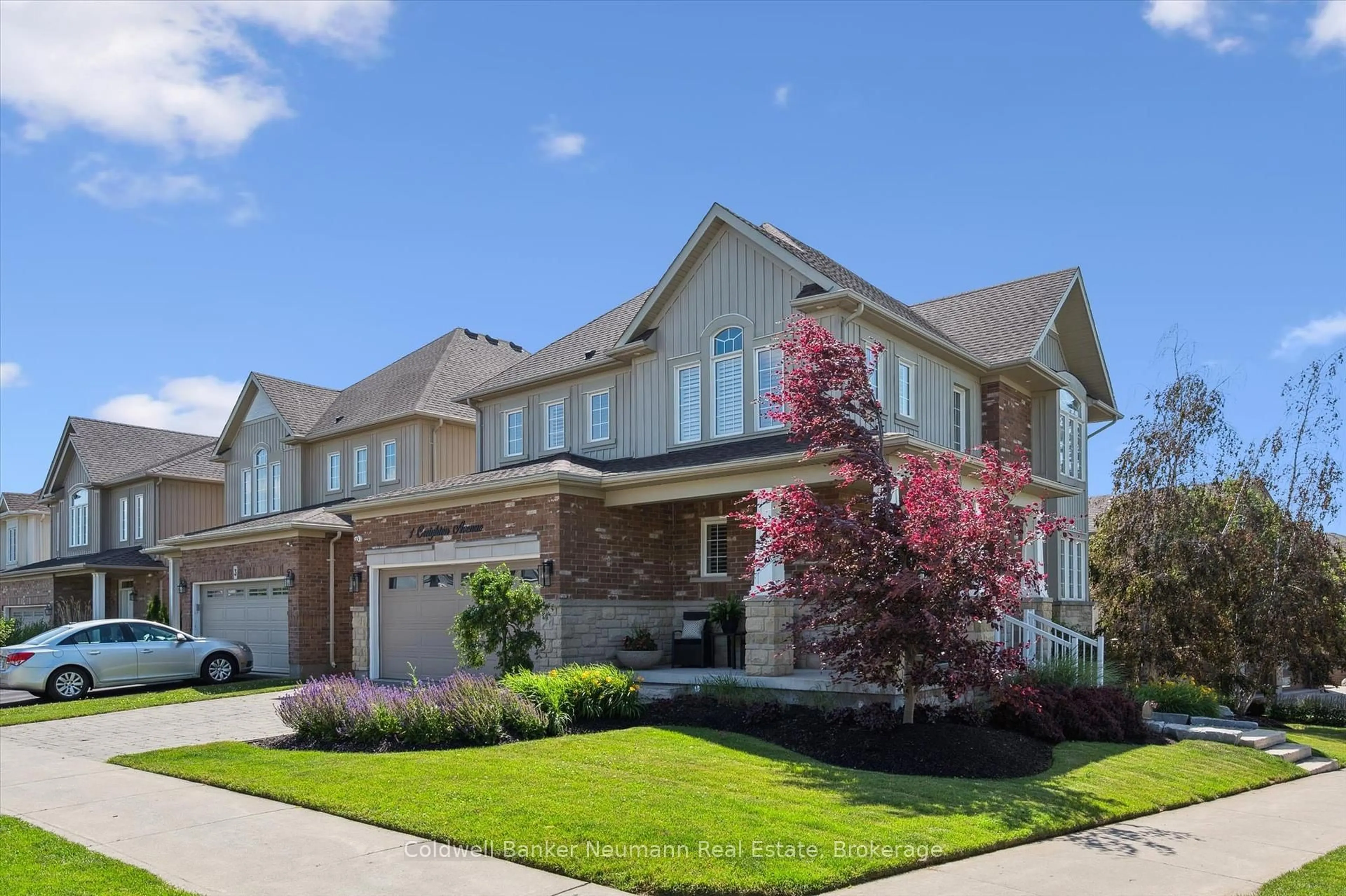 Home with brick exterior material, street for 1 Creighton Ave, Guelph Ontario N1E 0G8