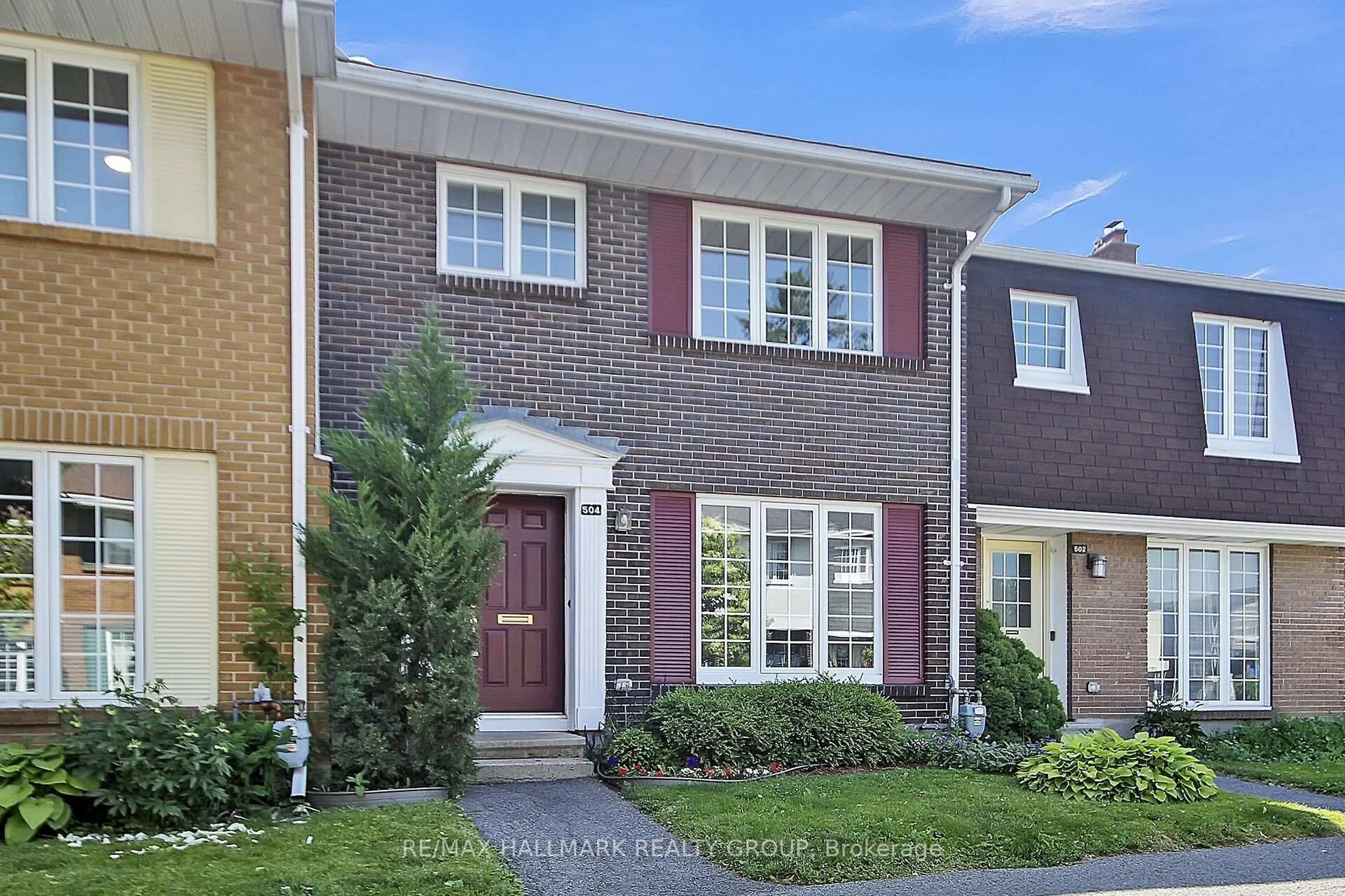 Home with brick exterior material, street for 504 Orkney Private #149, Ottawa Ontario K2C 3M7