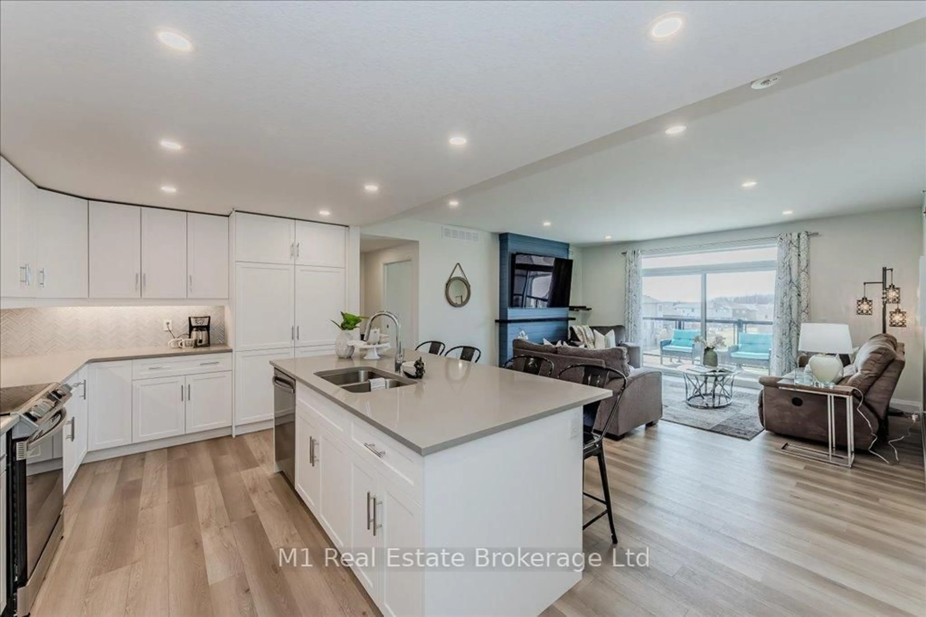 Open concept kitchen, unknown for 99B Farley Rd #207, Centre Wellington Ontario N1M 0J9