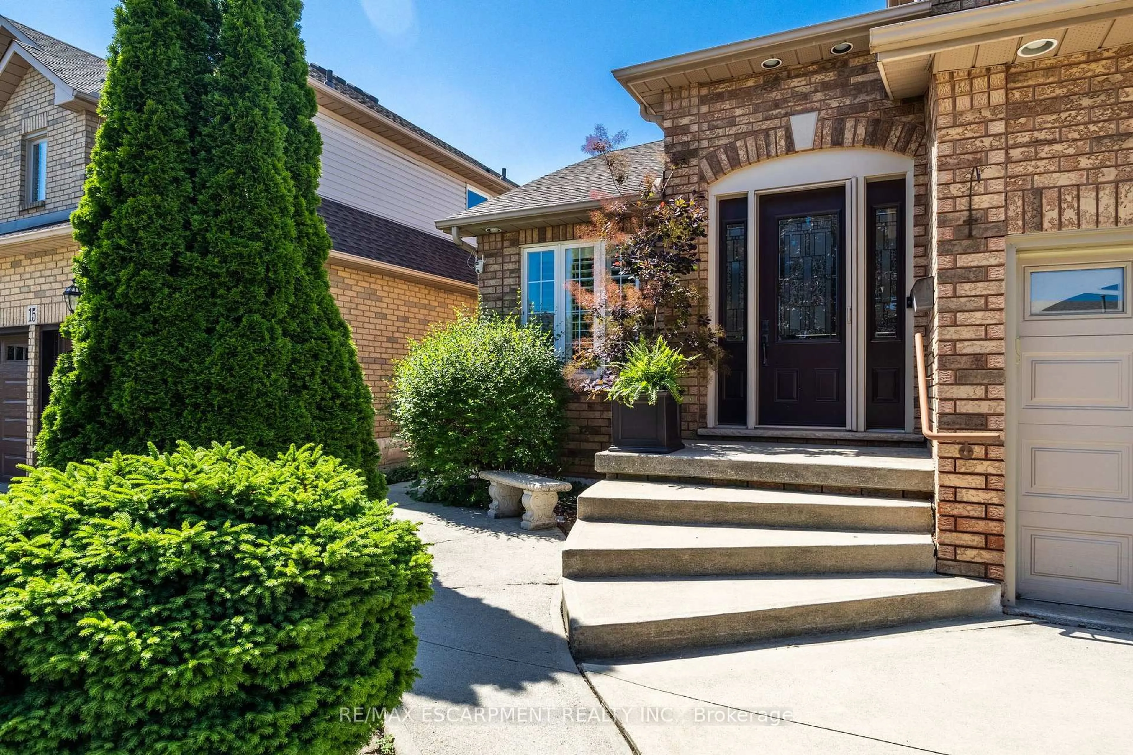Home with brick exterior material, street for 17 Hillgarden Dr, Hamilton Ontario L8J 3R3