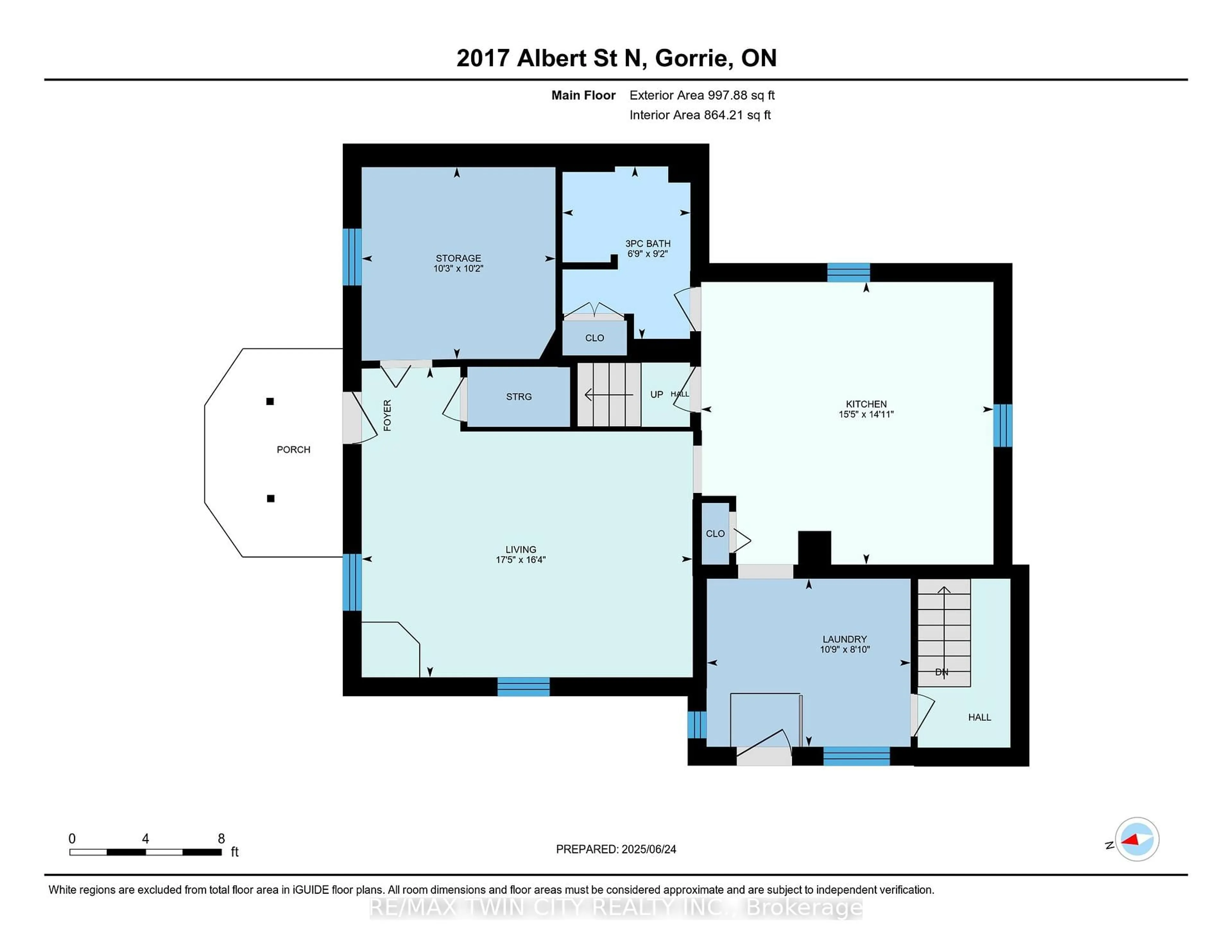 Floor plan for 2017 ALBERT St, Howick Ontario N0G 1X0