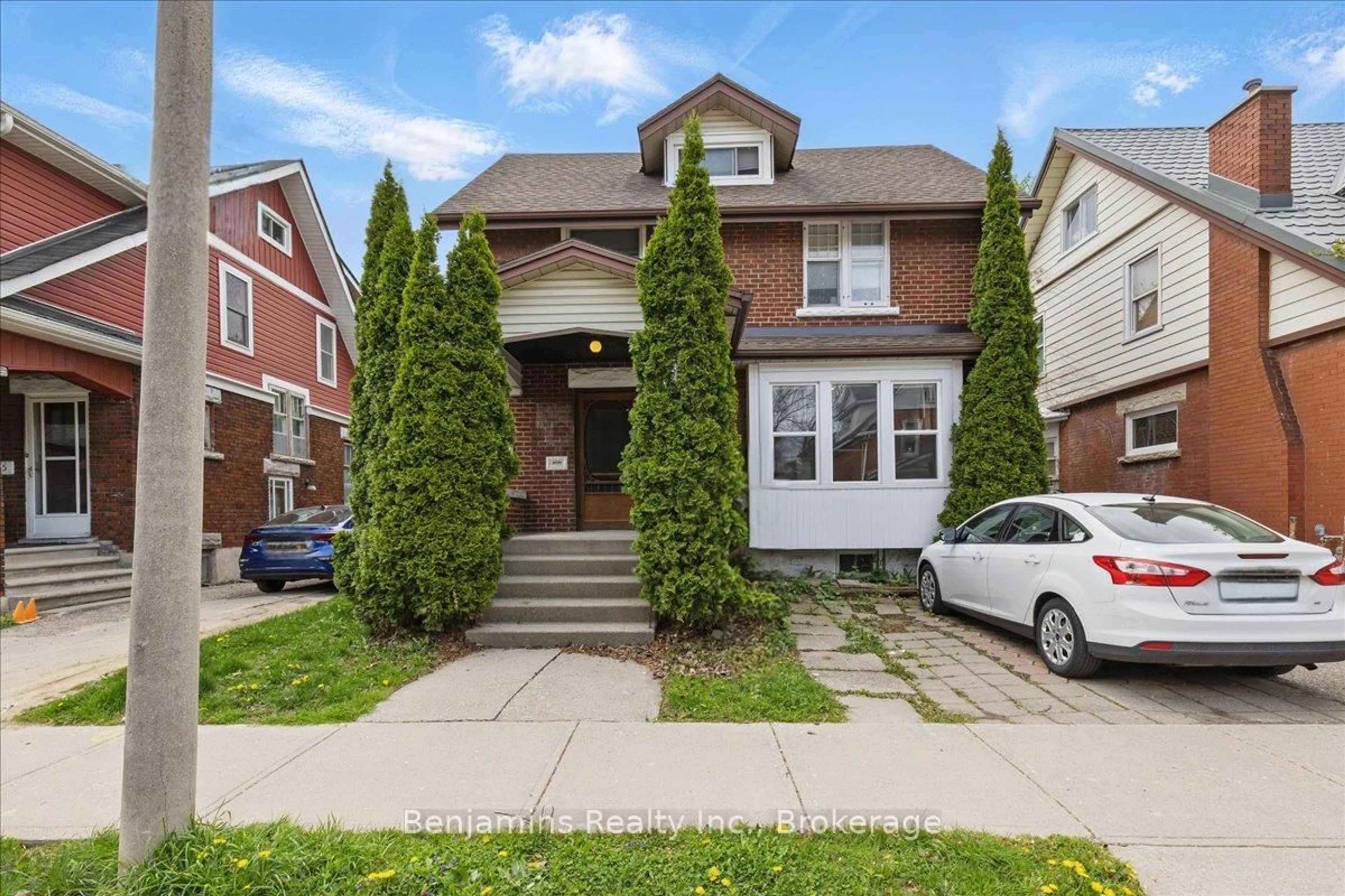 Home with brick exterior material, street for 45 Hohner Ave, Kitchener Ontario N2H 2V3