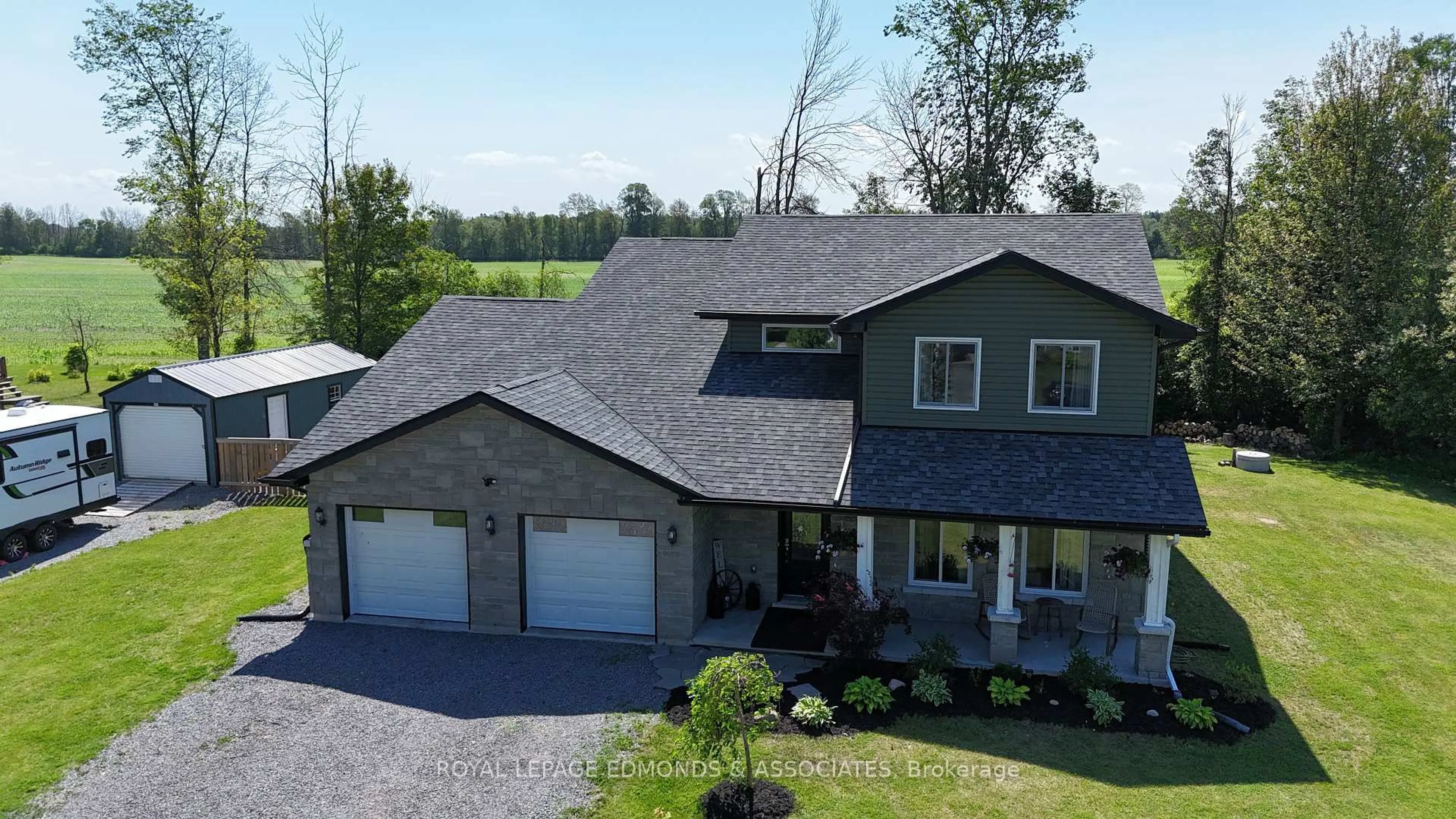 A pic from outside/outdoor area/front of a property/back of a property/a pic from drone, unknown for 12 Cardel St, Beachburg Ontario K0J 1C0
