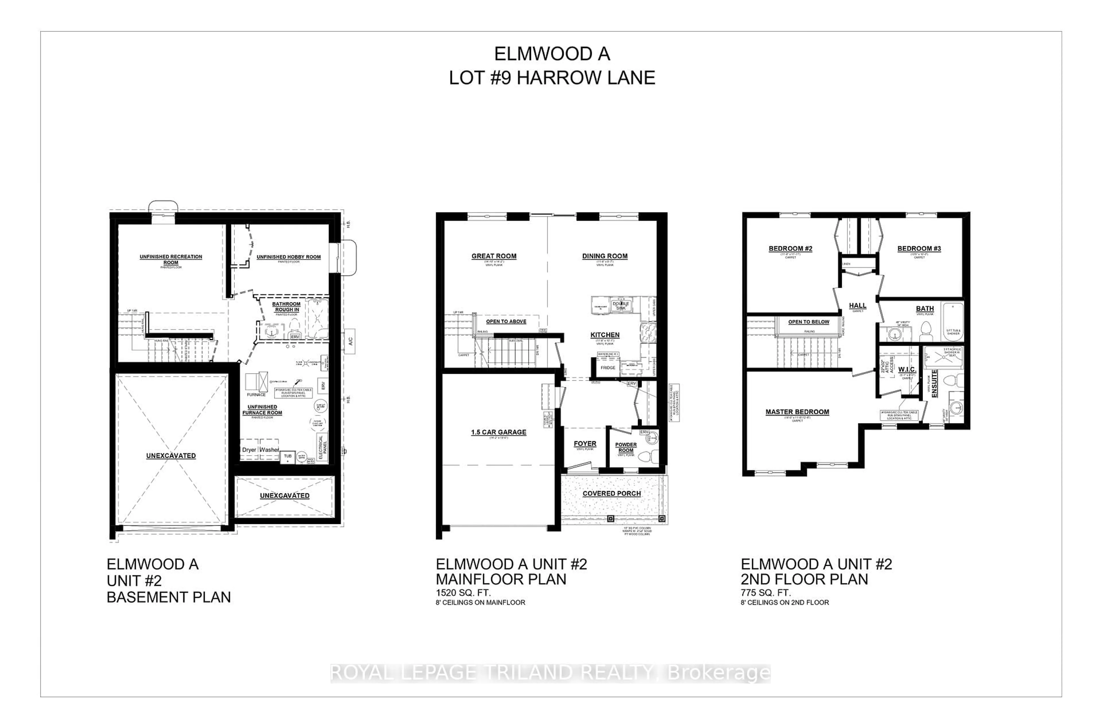 Floor plan for 24 HARROW Lane, St. Thomas Ontario N5R 0P3