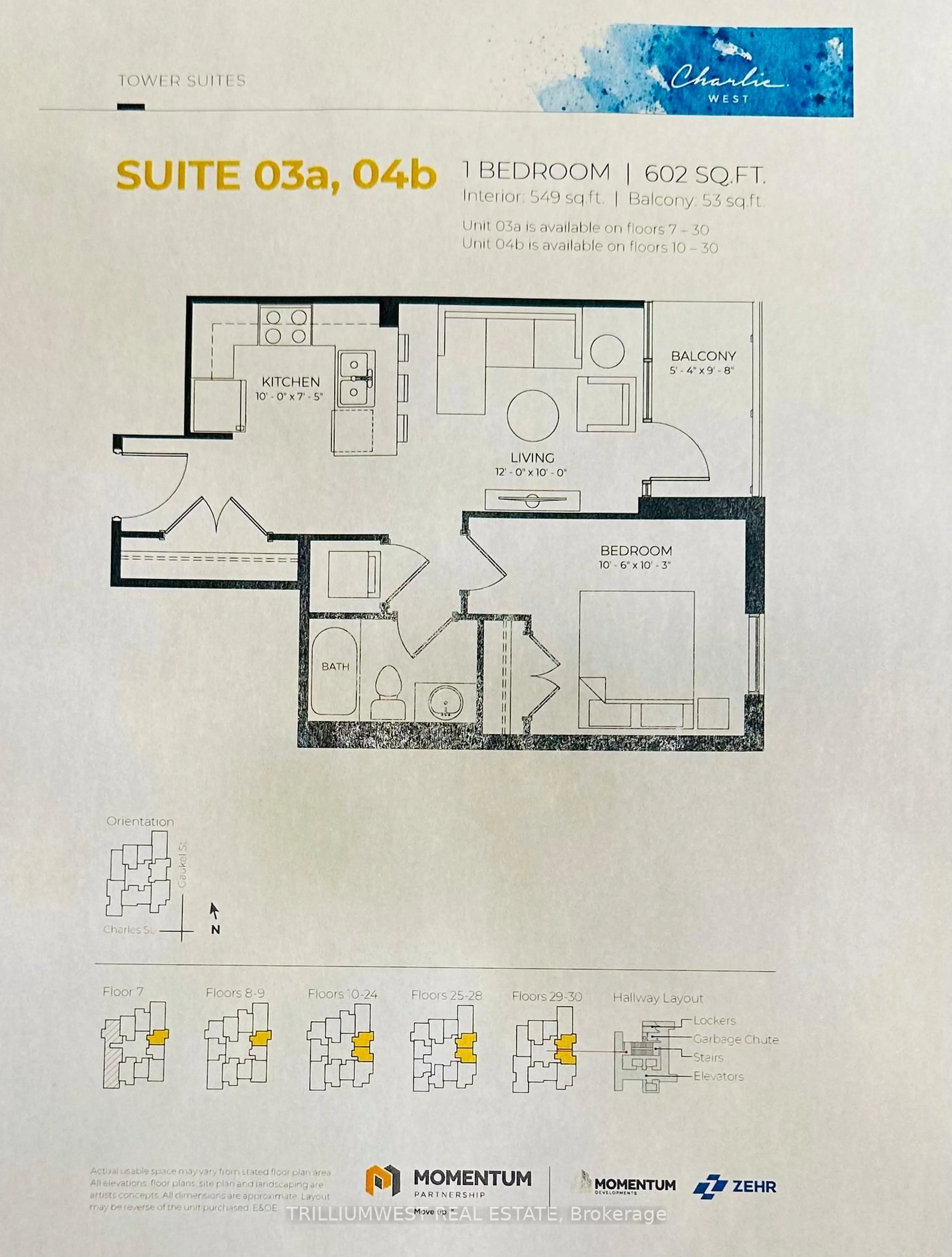 Floor plan for 60 Charles St #4, Kitchener Ontario N2G 0C9