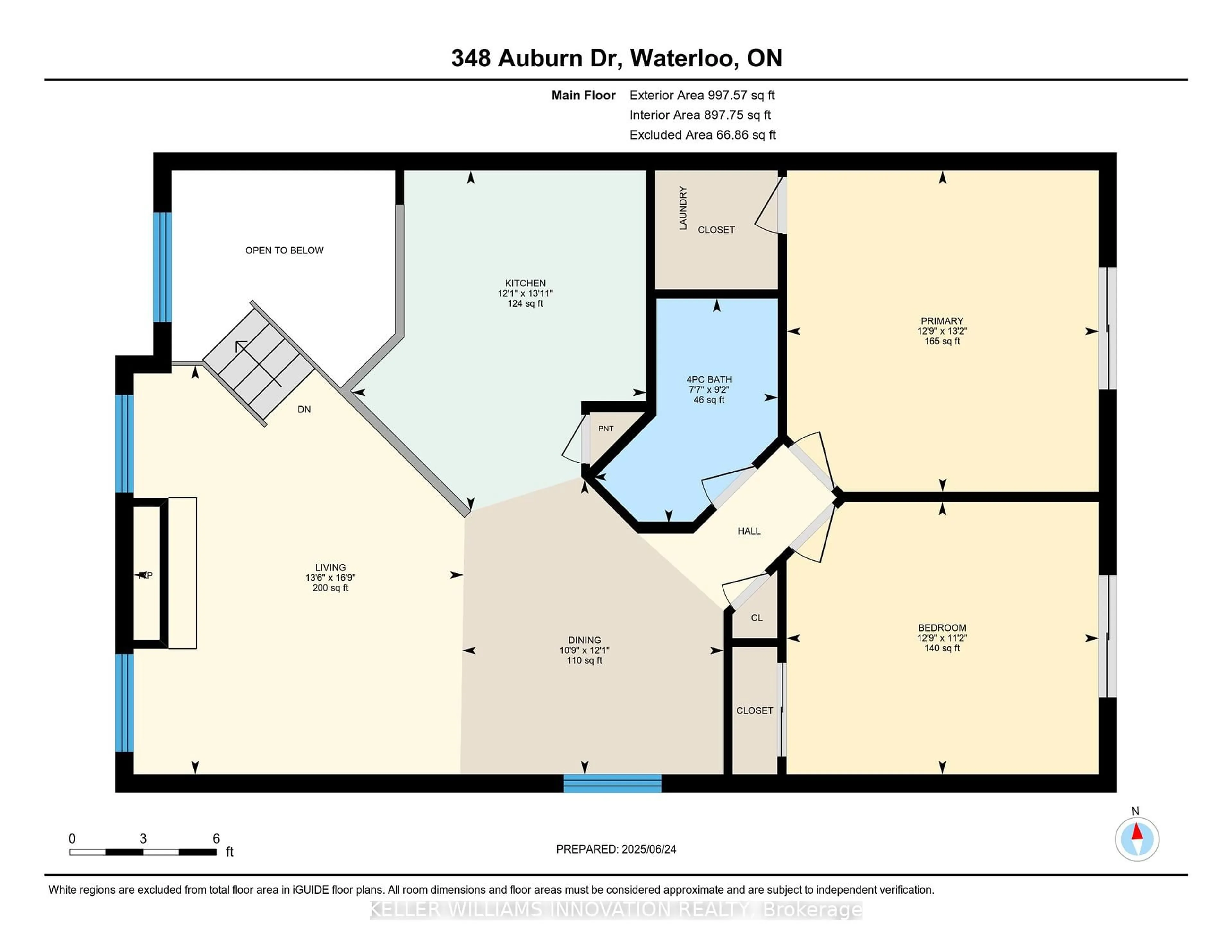 Floor plan for 348 Auburn Dr, Waterloo Ontario N2K 3T1