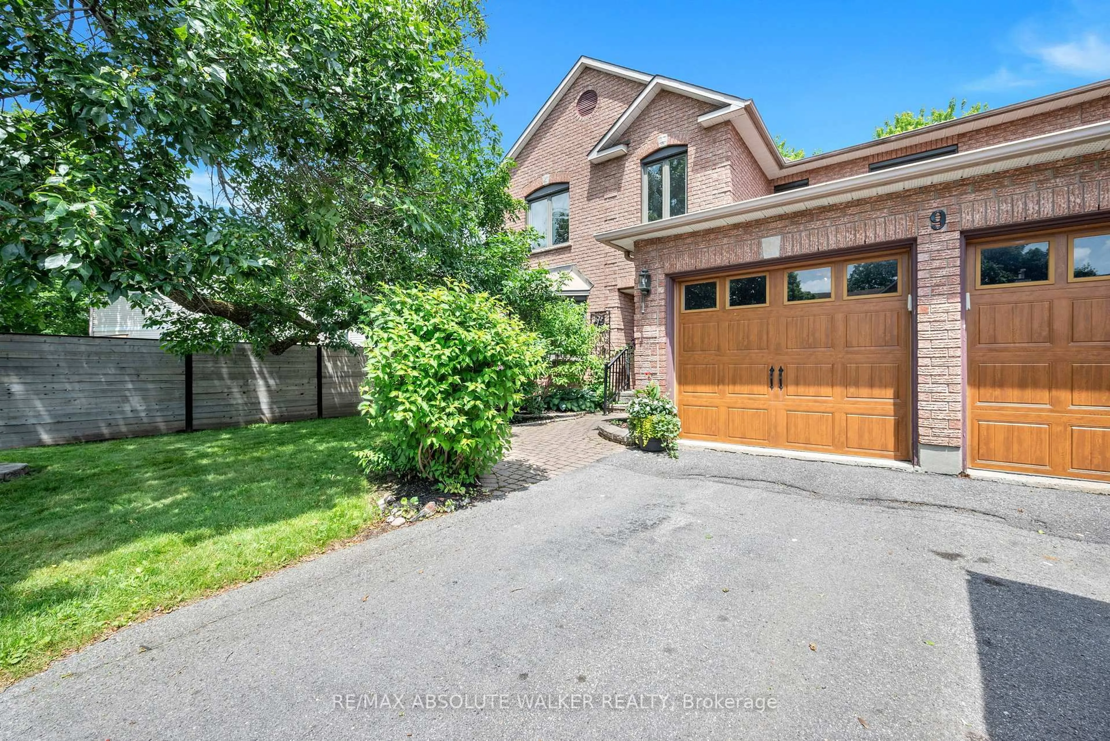 Home with brick exterior material, street for 9 Baslaw Dr, Ottawa Ontario K1G 5J8