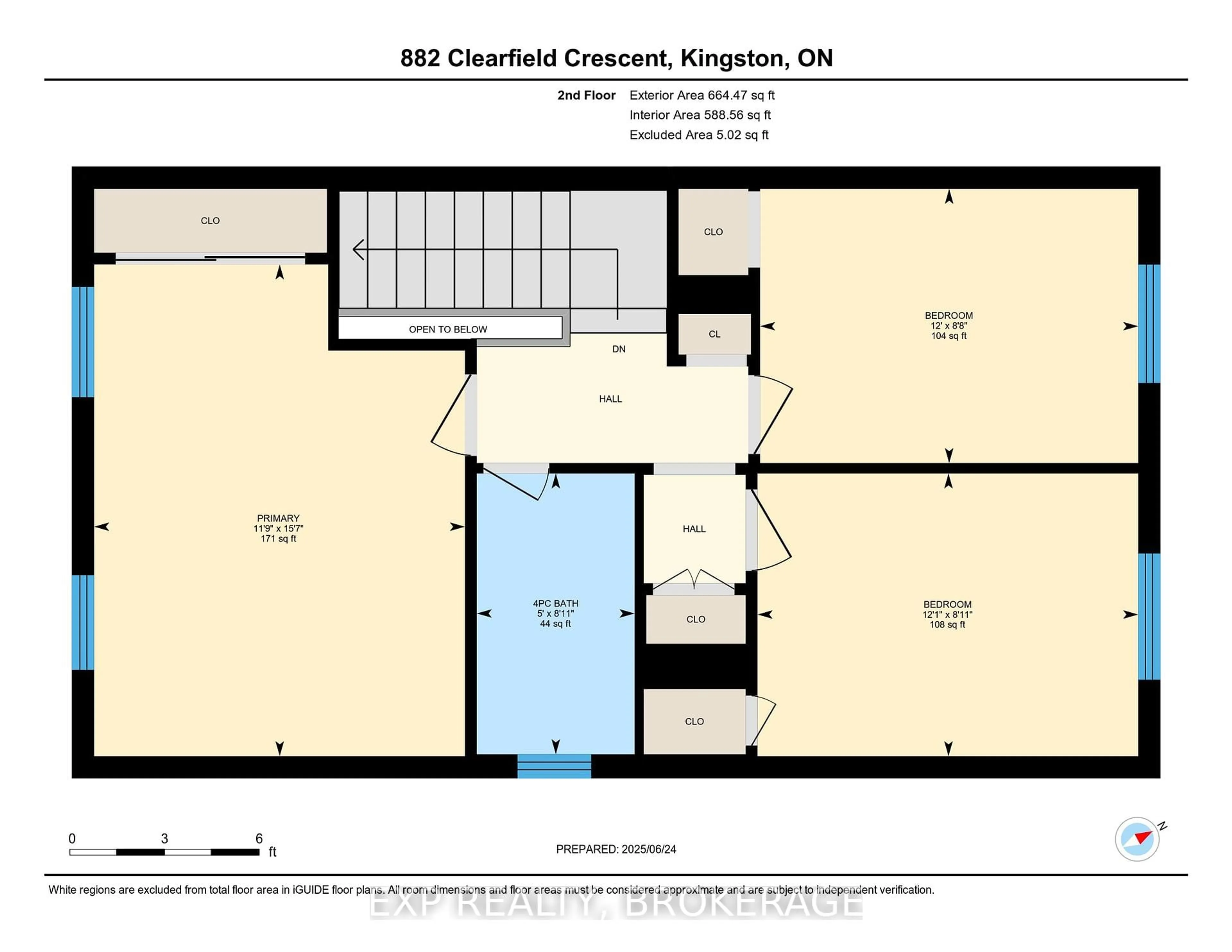 Floor plan for 882 CLEARFIELD Cres, Kingston Ontario K7P 1Z5