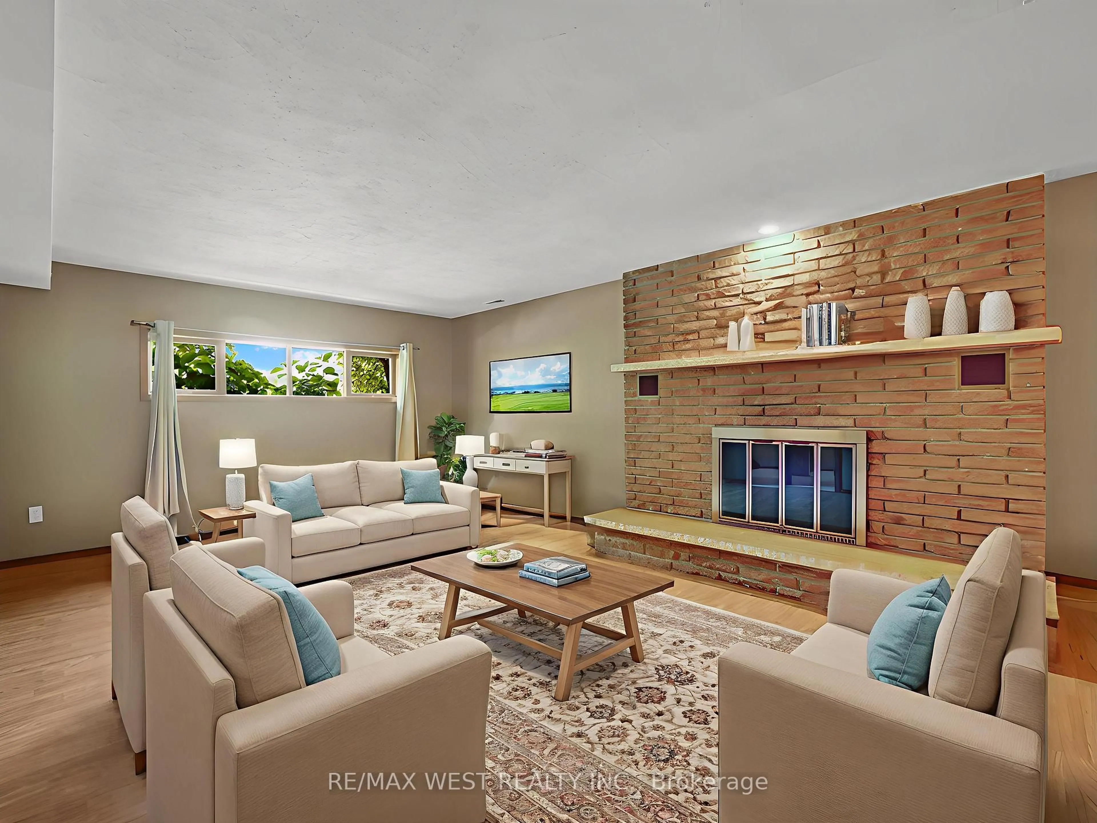 Living room with furniture, ceramic/tile floor for 11 Glenda St, Norfolk Ontario N3Y 4T3