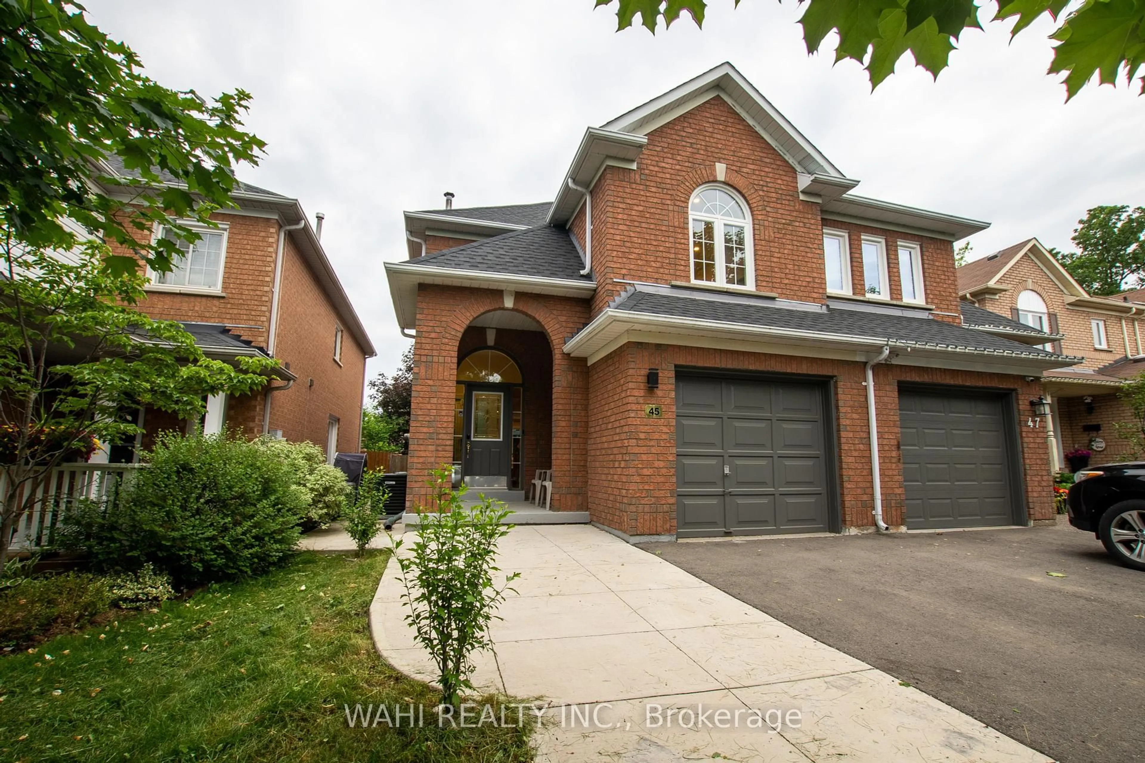 Home with brick exterior material, street for 45 Harnesworth Cres, Hamilton Ontario L8B 0J3