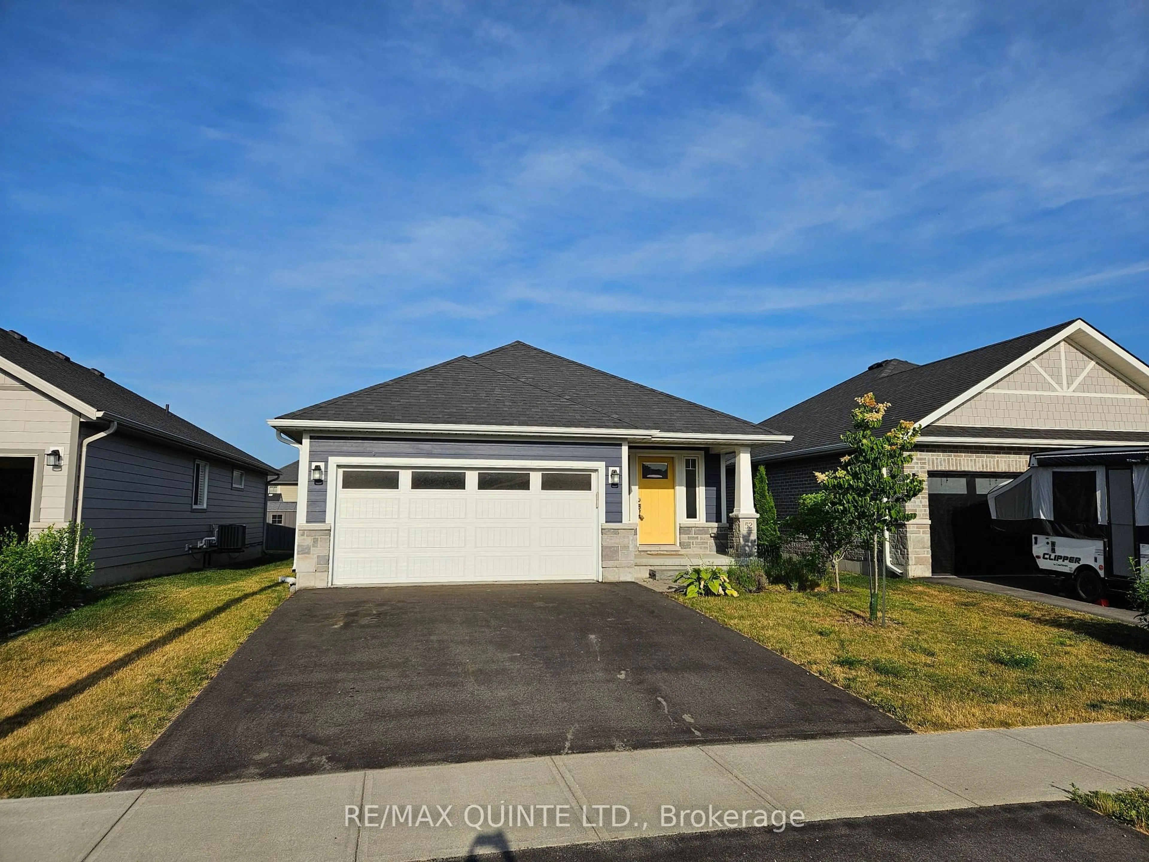 Home with vinyl exterior material, street for 52 Mercedes Dr, Belleville Ontario K8N 0B7