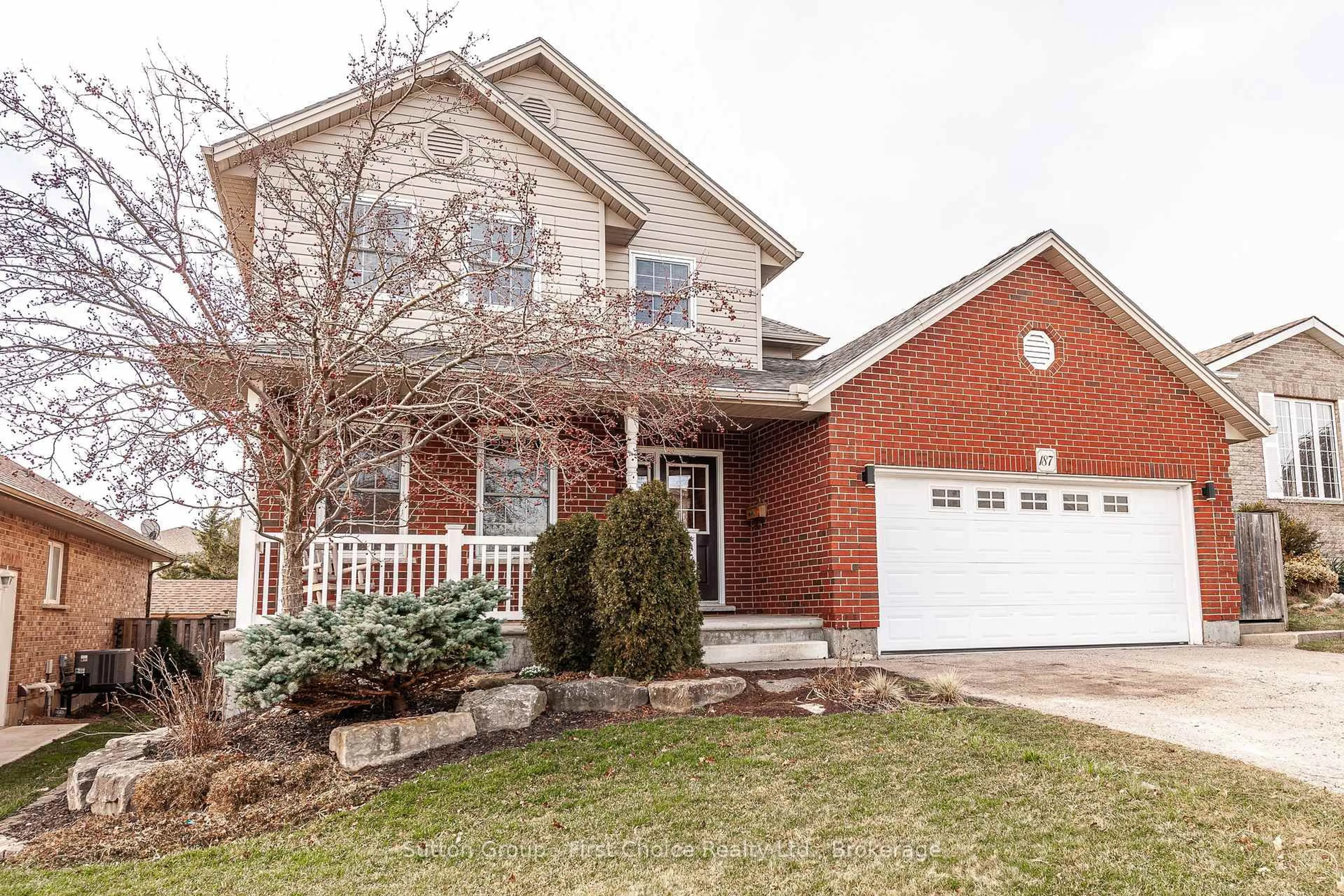 Home with brick exterior material, street for 187 Southvale Rd, St. Marys Ontario N4X 1E9