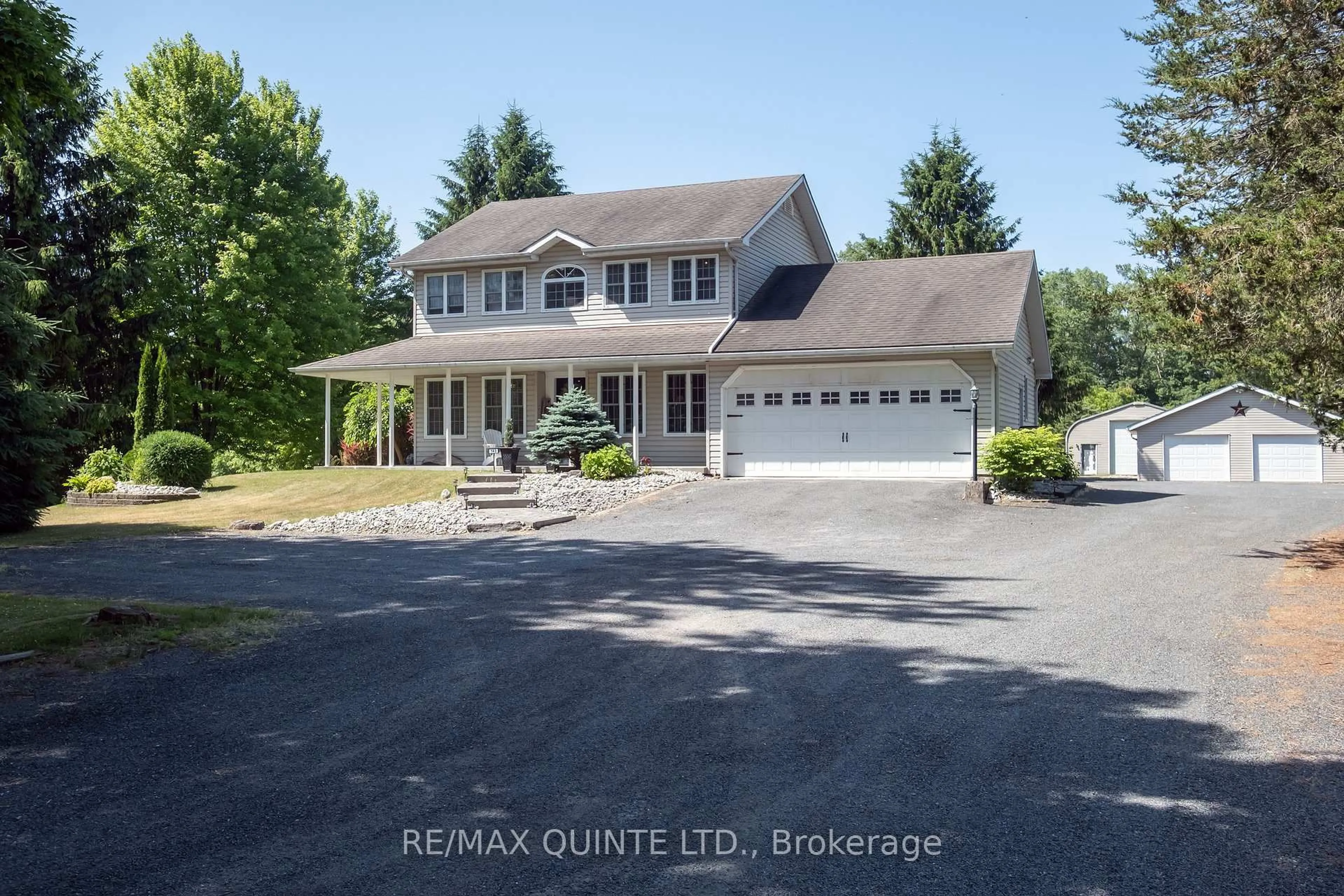 A pic from outside/outdoor area/front of a property/back of a property/a pic from drone, water/lake/river/ocean view for 143 Taft Rd, Prince Edward County Ontario K0K 1L0