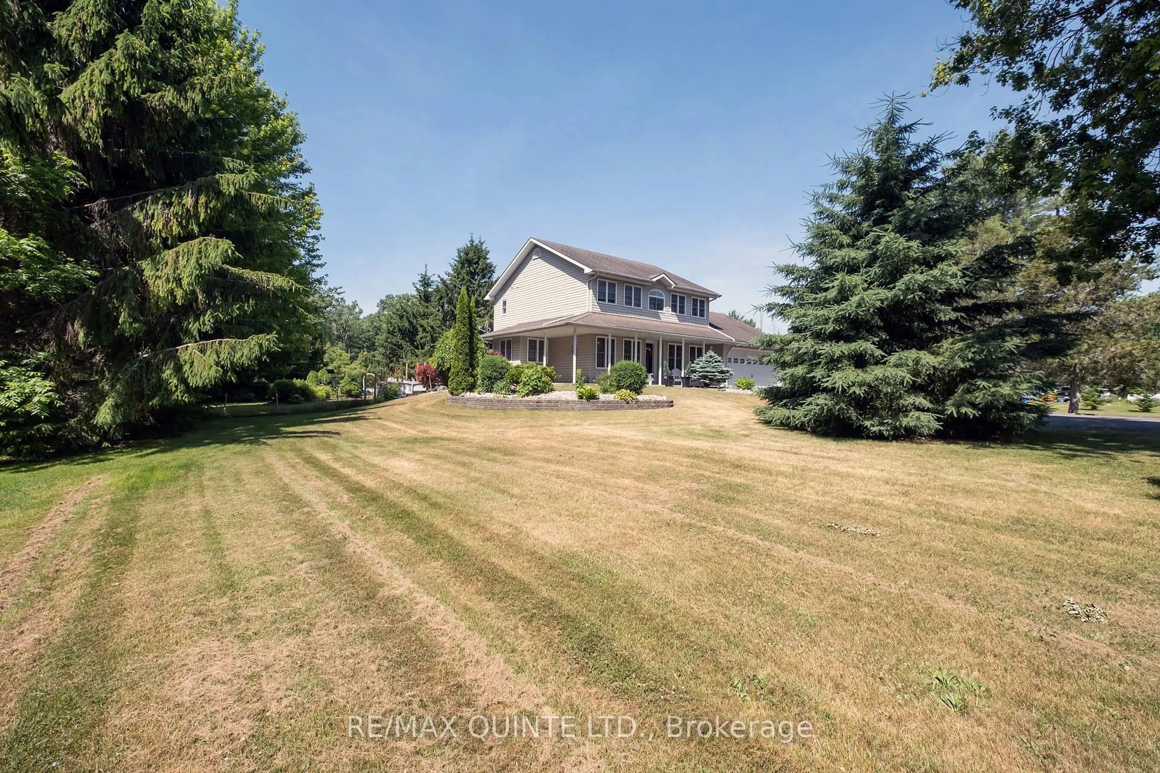A pic from outside/outdoor area/front of a property/back of a property/a pic from drone, water/lake/river/ocean view for 143 Taft Rd, Prince Edward County Ontario K0K 1L0
