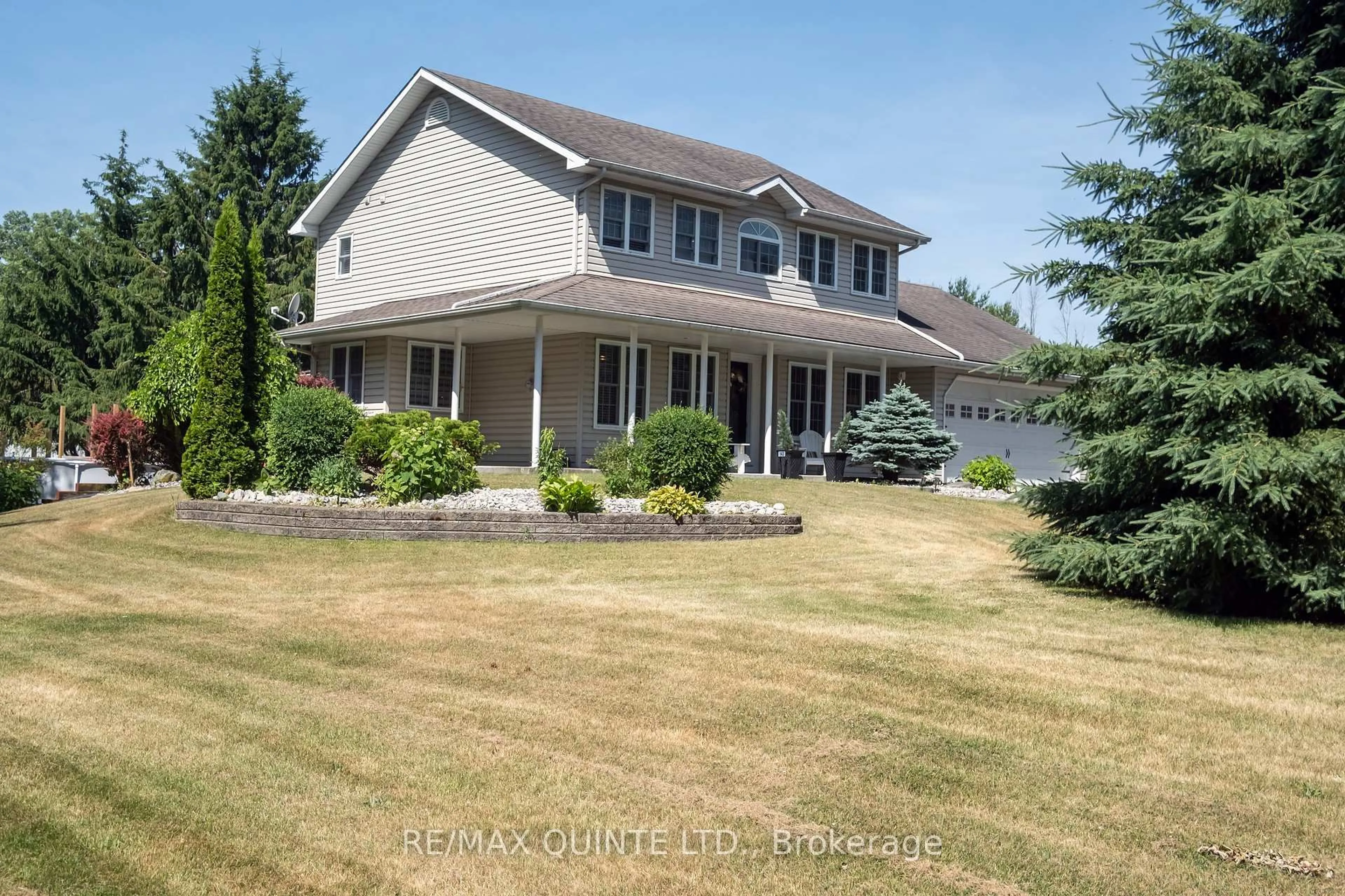 A pic from outside/outdoor area/front of a property/back of a property/a pic from drone, water/lake/river/ocean view for 143 Taft Rd, Prince Edward County Ontario K0K 1L0