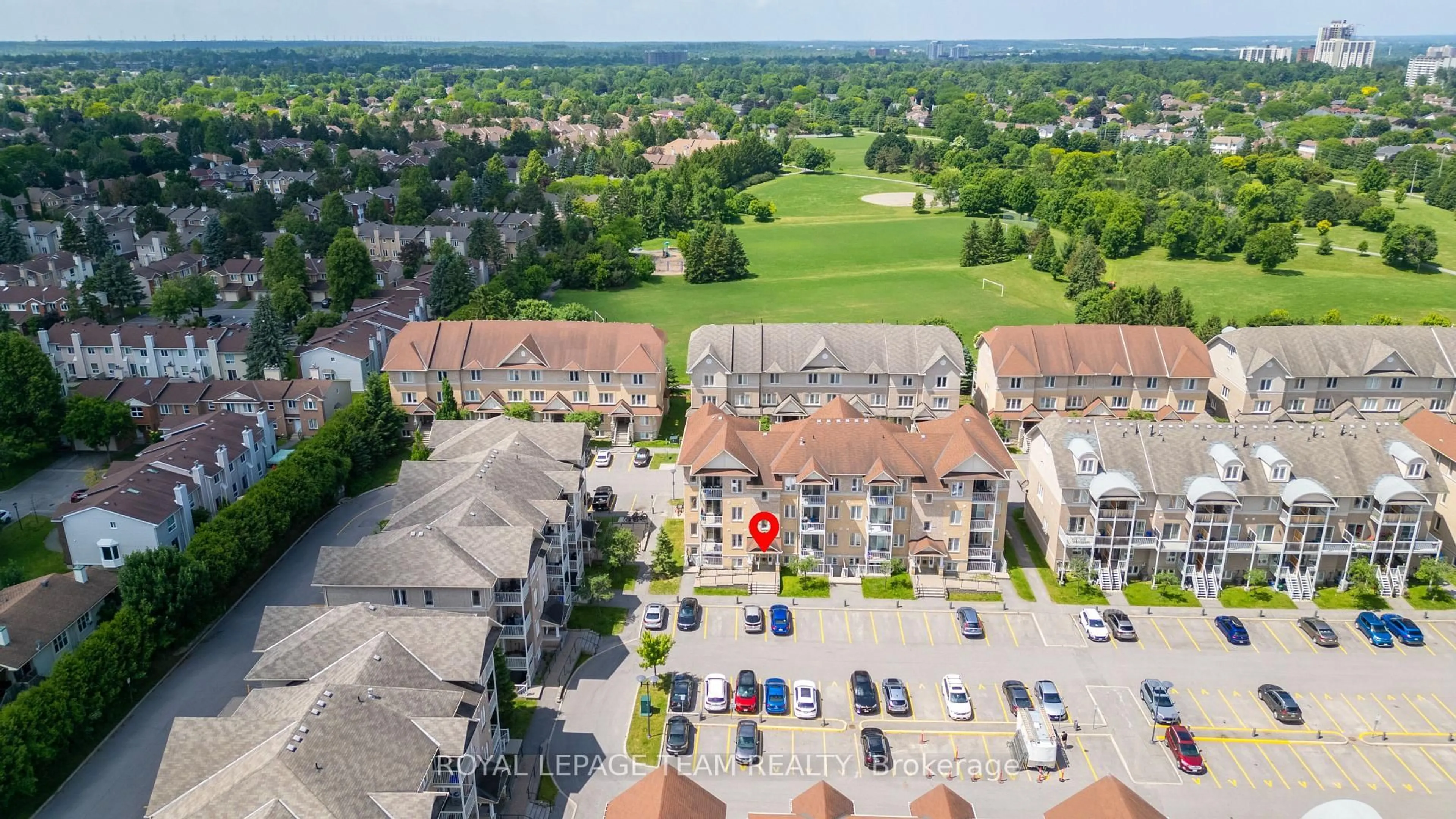 A pic from outside/outdoor area/front of a property/back of a property/a pic from drone, city buildings view from balcony for 236 Paseo Private #4, Ottawa Ontario K2G 4N7
