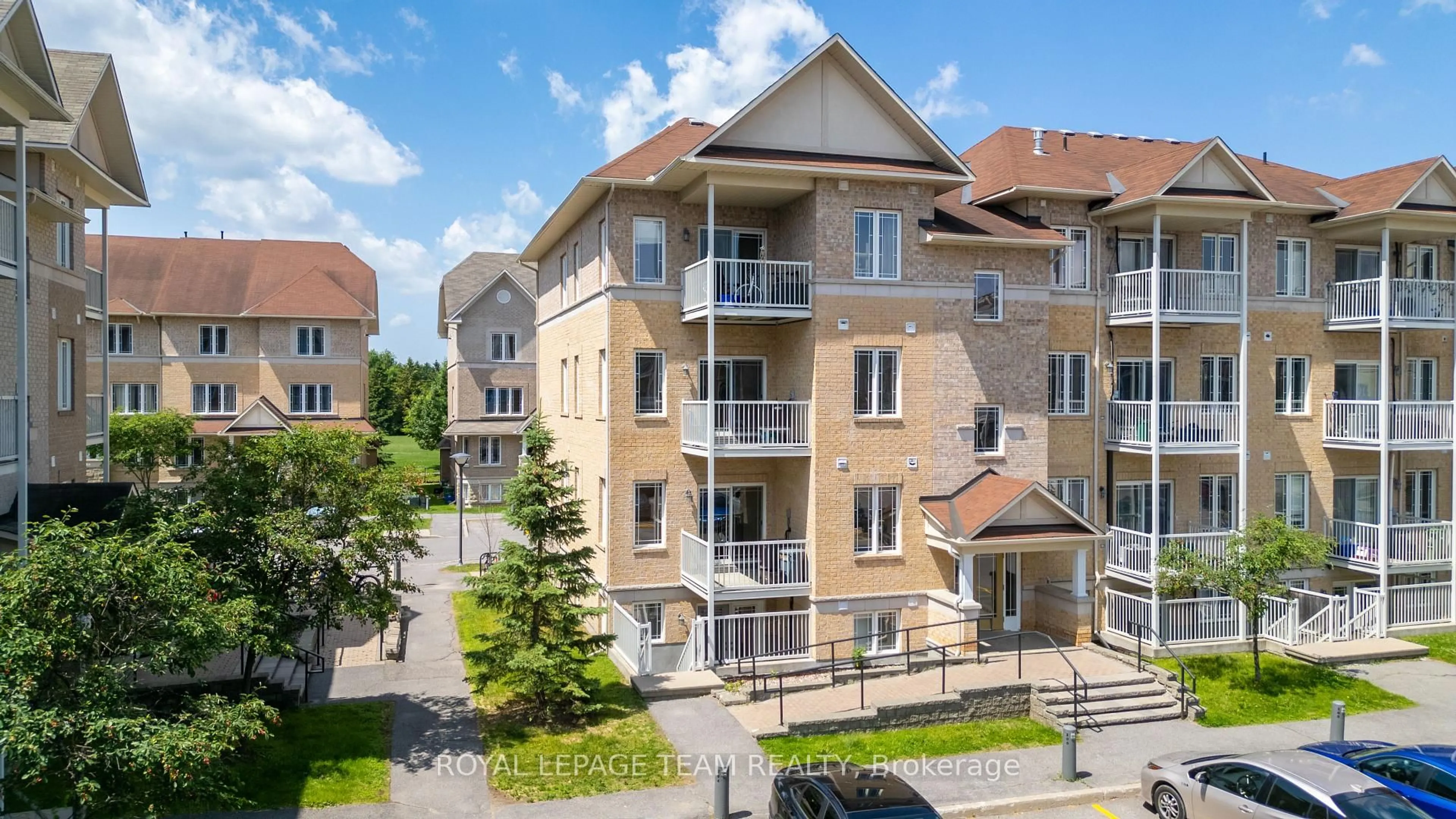 A pic from outside/outdoor area/front of a property/back of a property/a pic from drone, city buildings view from balcony for 236 Paseo Private #4, Ottawa Ontario K2G 4N7