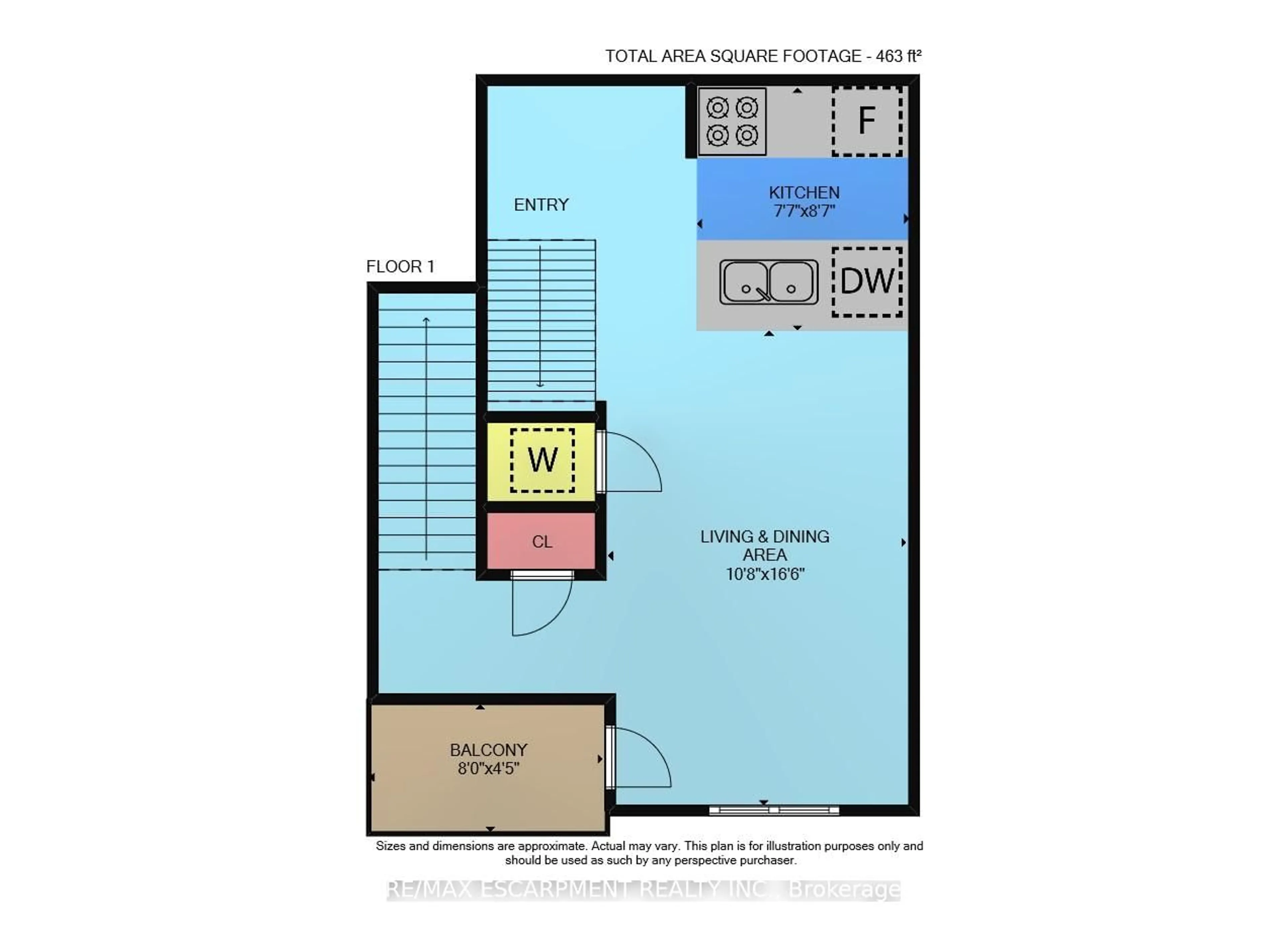 Floor plan for 5016 Serena Dr #10, Lincoln Ontario L3J 0T2