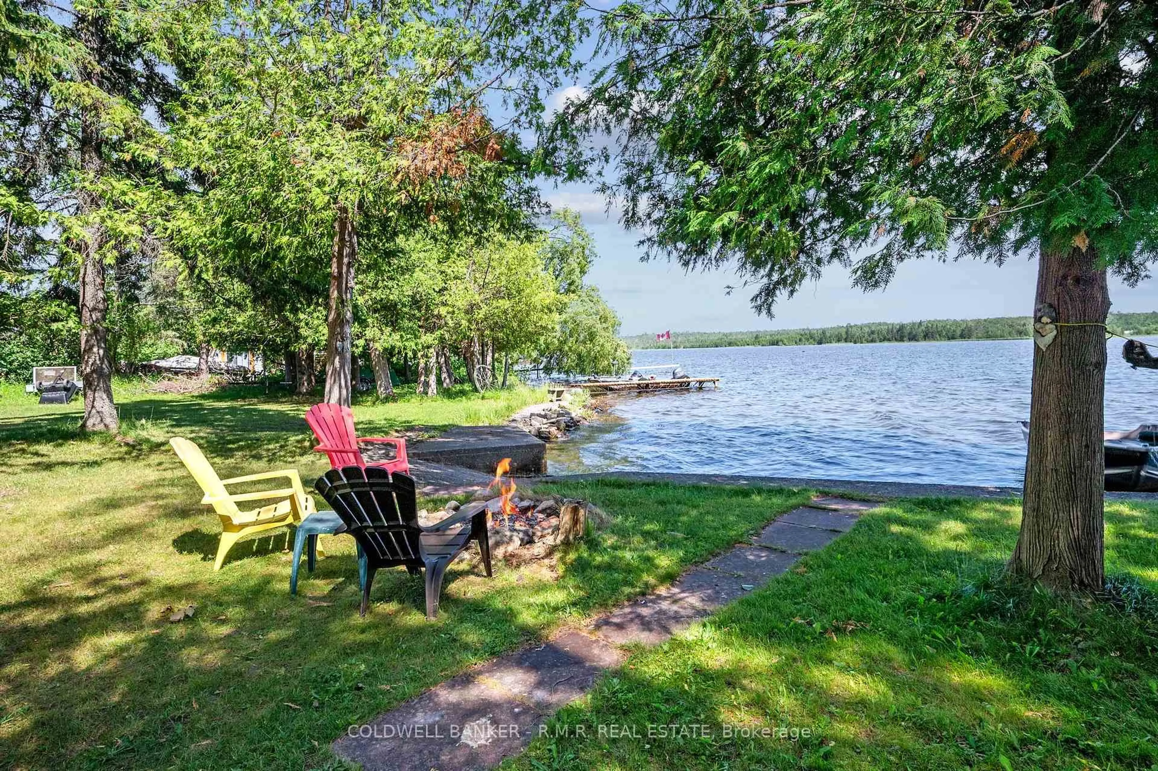 Patio, water/lake/river/ocean view for 253 McGuire Beach Rd, Kawartha Lakes Ontario K0M 2B0
