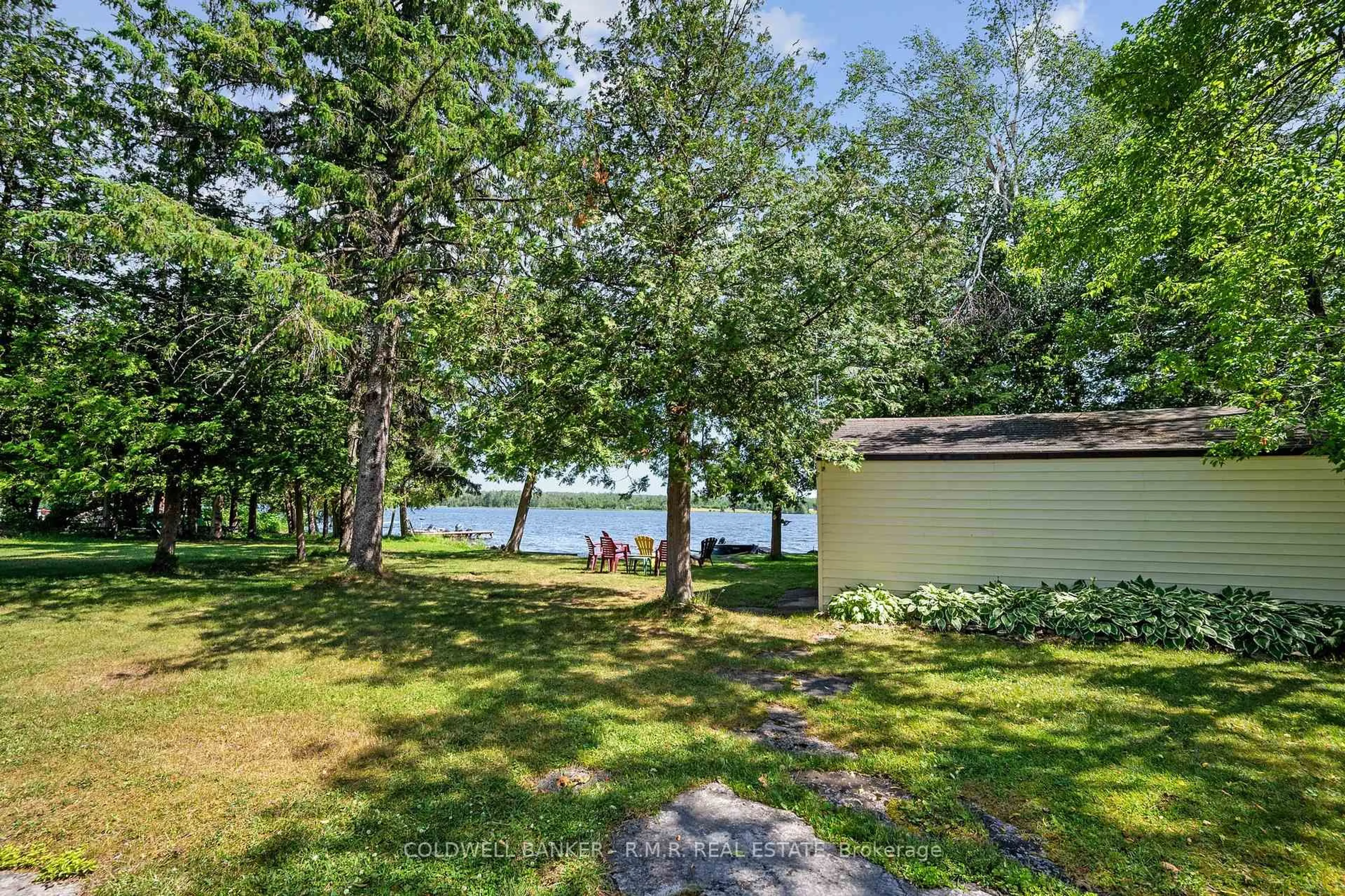 Patio, water/lake/river/ocean view for 253 McGuire Beach Rd, Kawartha Lakes Ontario K0M 2B0