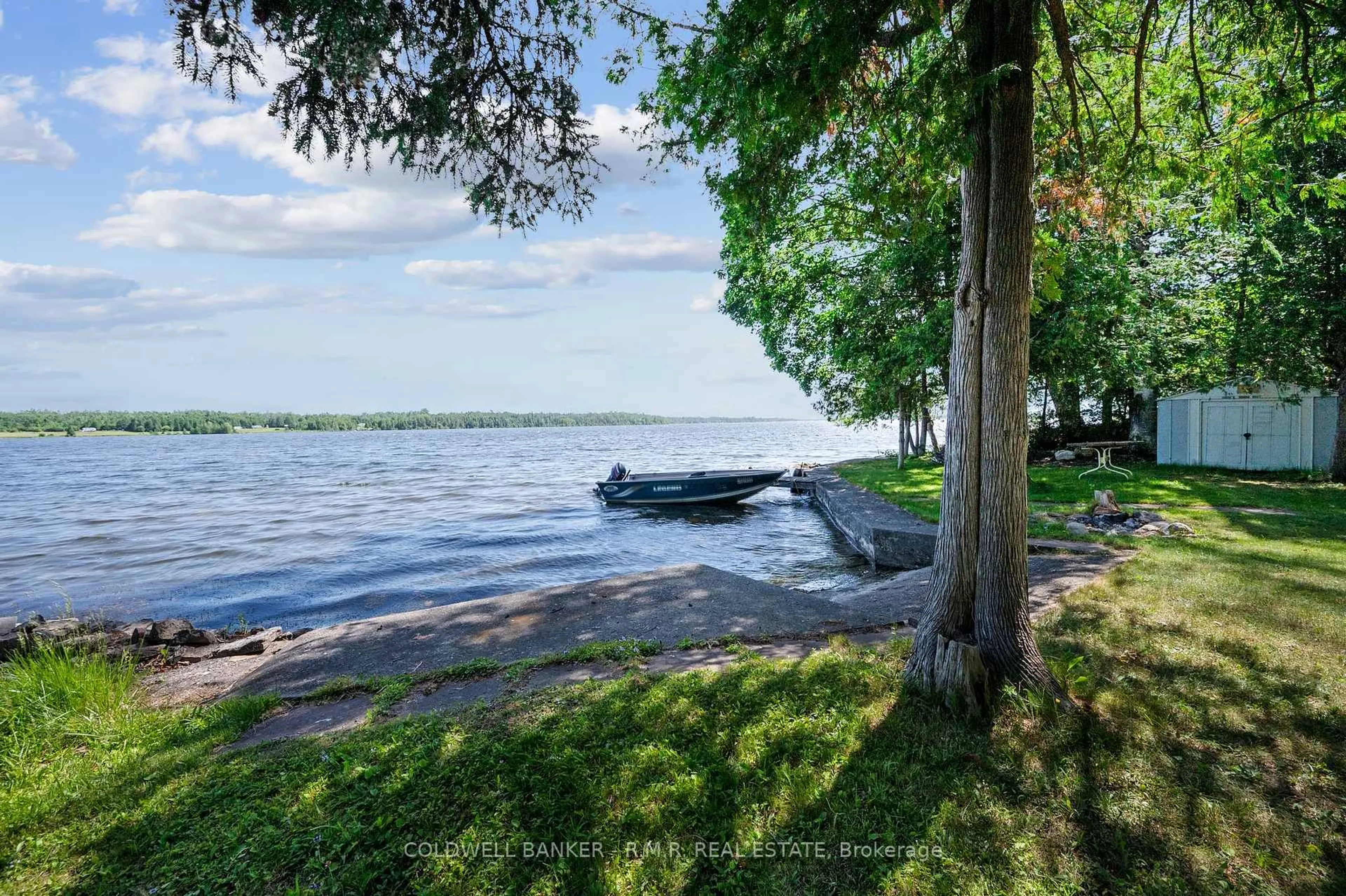Patio, water/lake/river/ocean view for 253 McGuire Beach Rd, Kawartha Lakes Ontario K0M 2B0