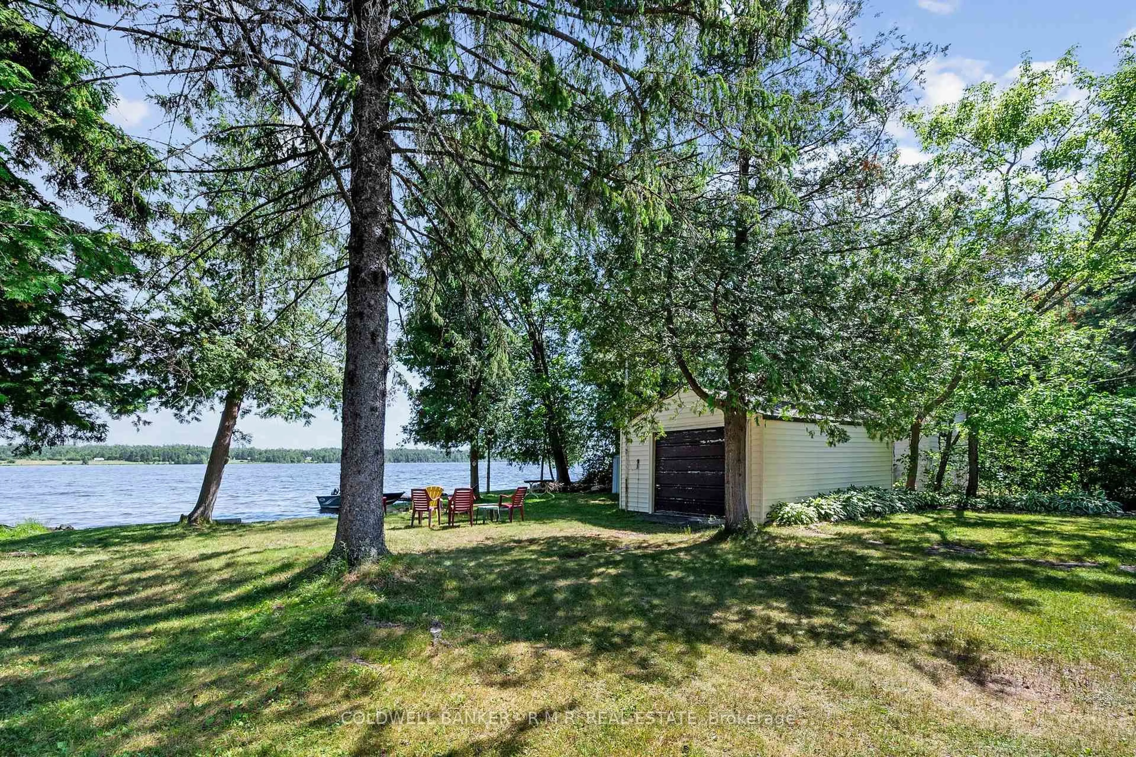 Patio, water/lake/river/ocean view for 253 McGuire Beach Rd, Kawartha Lakes Ontario K0M 2B0