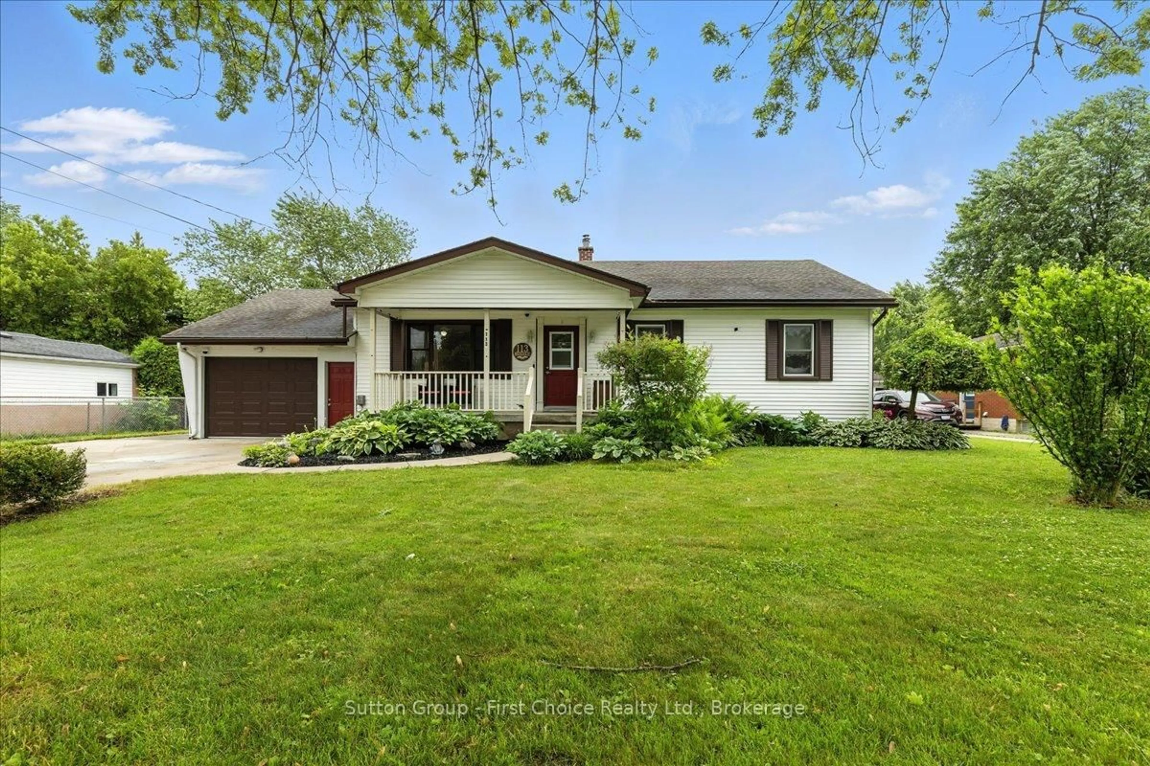 Home with vinyl exterior material, street for 113 Whitelock St, Stratford Ontario N5A 1T2