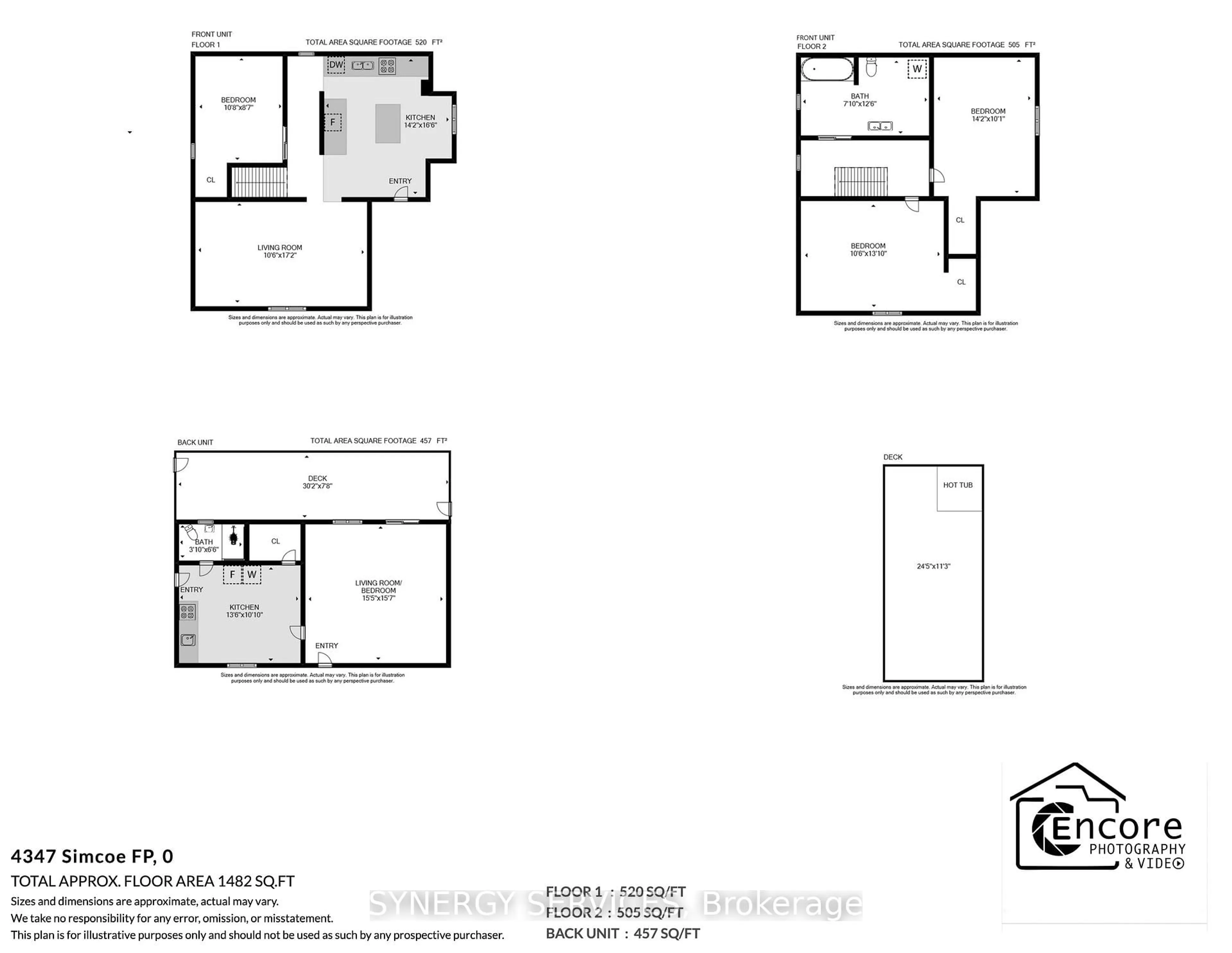 Floor plan for 4347 Simcoe St, Niagara Falls Ontario L2E 1T5