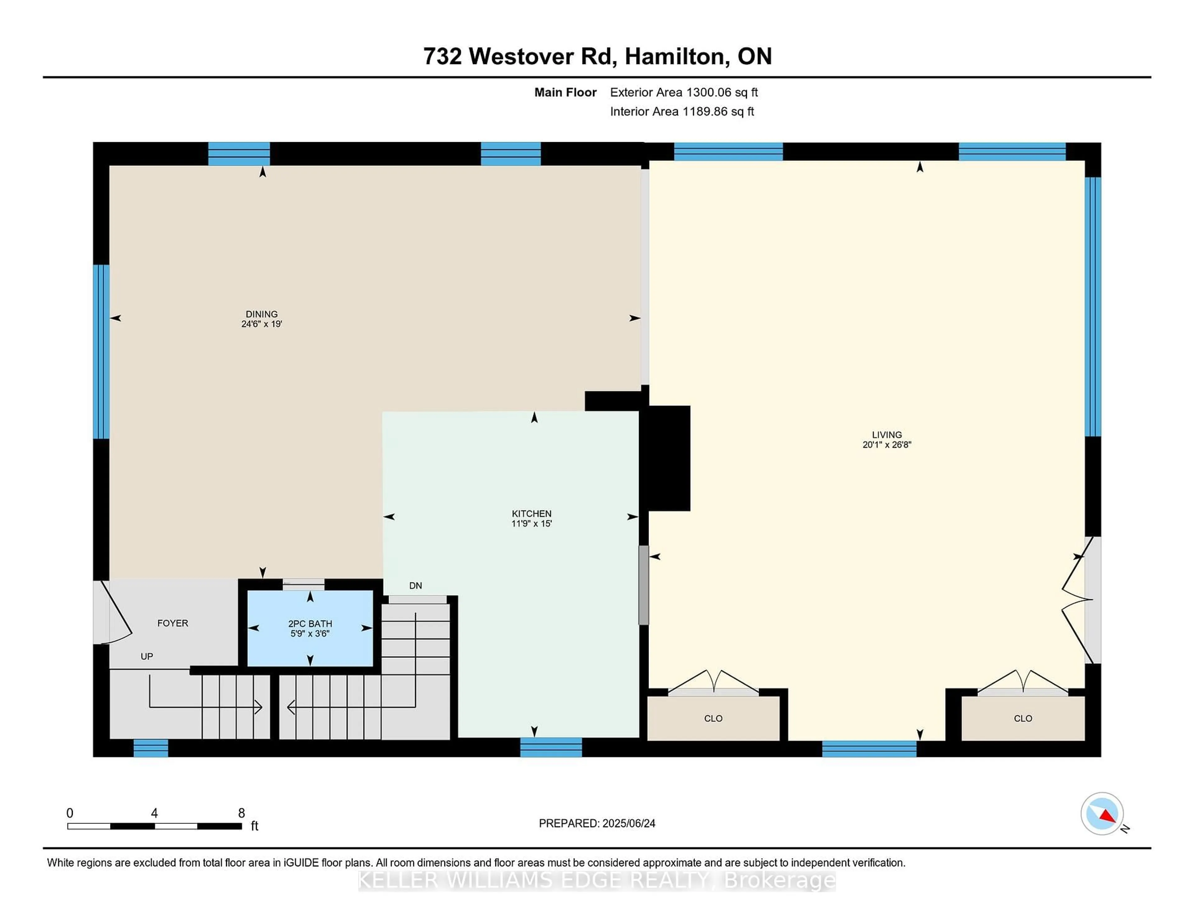 Floor plan for 732 Westover Rd, Hamilton Ontario L0R 2H2