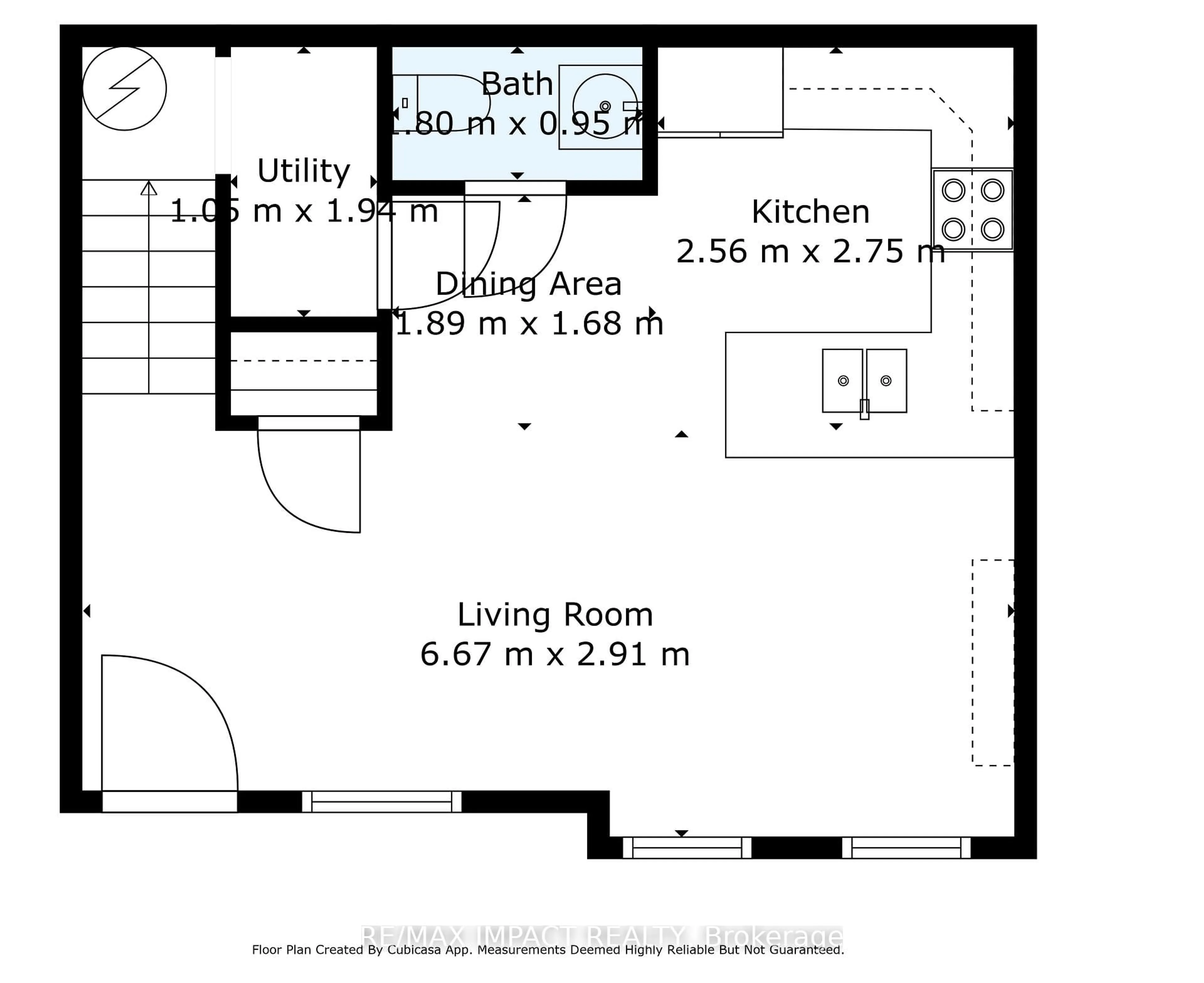 Floor plan for 440 Lonsberry Dr #208, Cobourg Ontario K9A 0K4