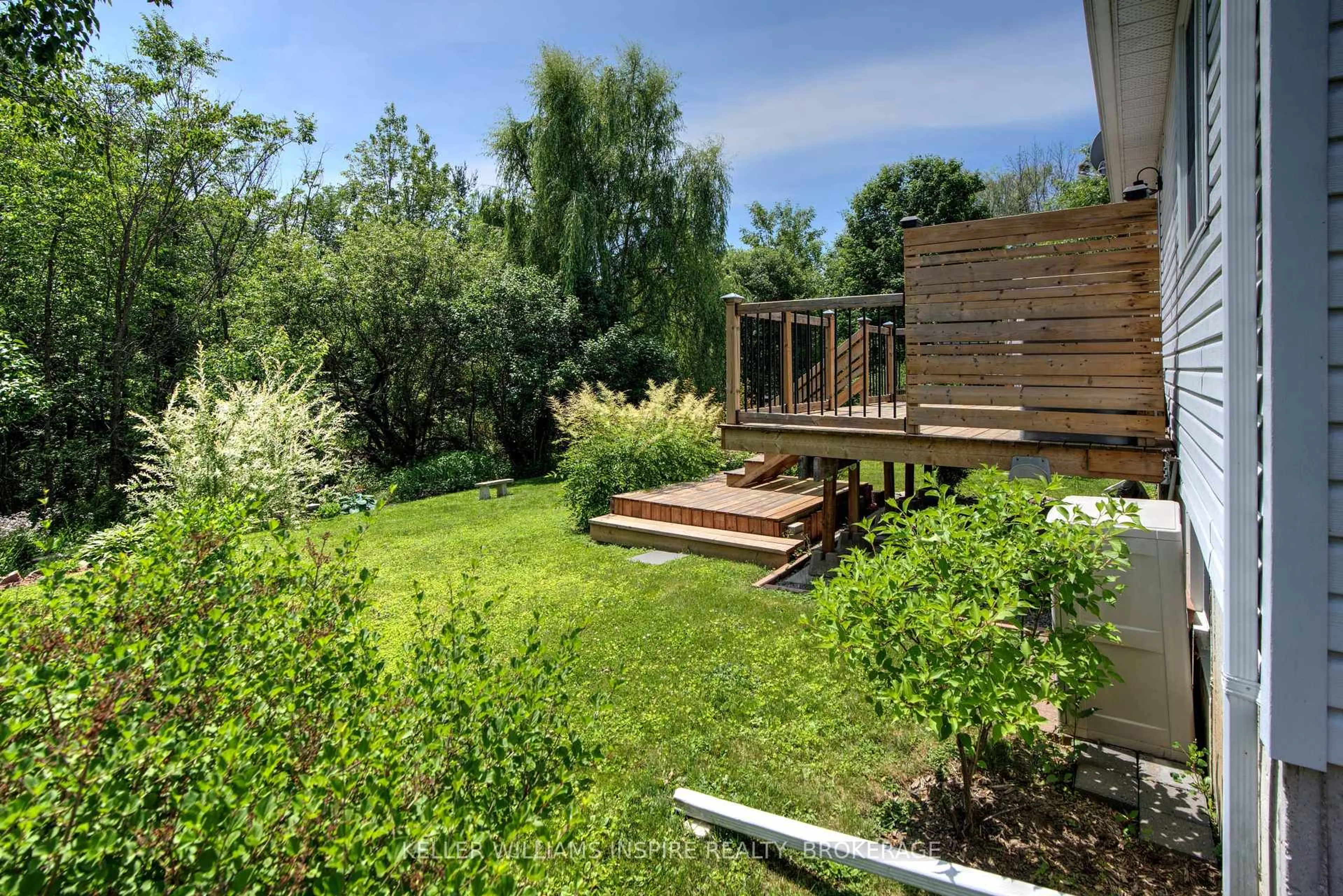 A pic from outside/outdoor area/front of a property/back of a property/a pic from drone, forest/trees view for 46 TREELAWN Blvd, Perth Ontario K7H 3P1
