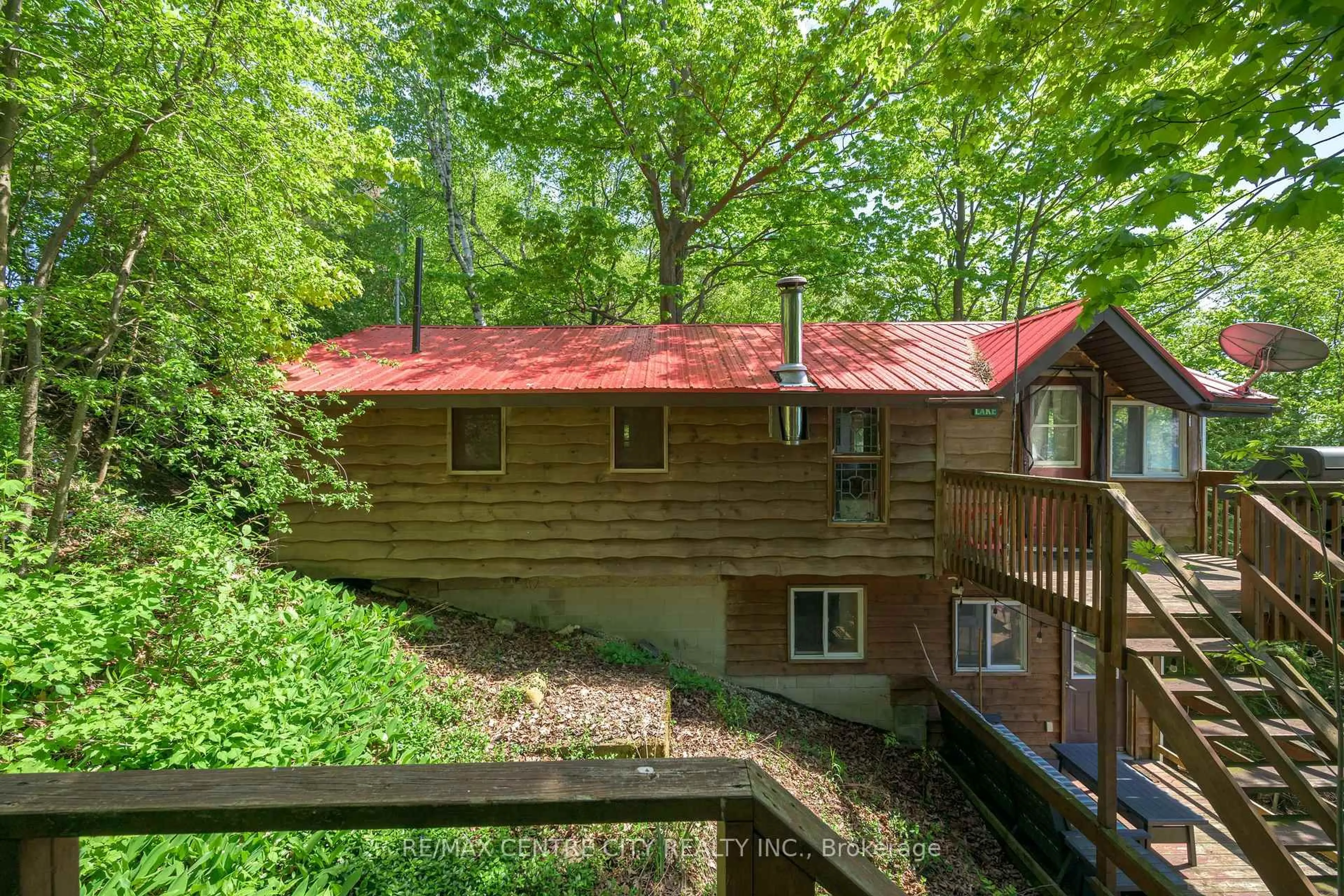 A pic from outside/outdoor area/front of a property/back of a property/a pic from drone, forest/trees view for 82431 Golf Course Rd, Ashfield-Colborne-Wawanosh Ontario N0M 3Y2