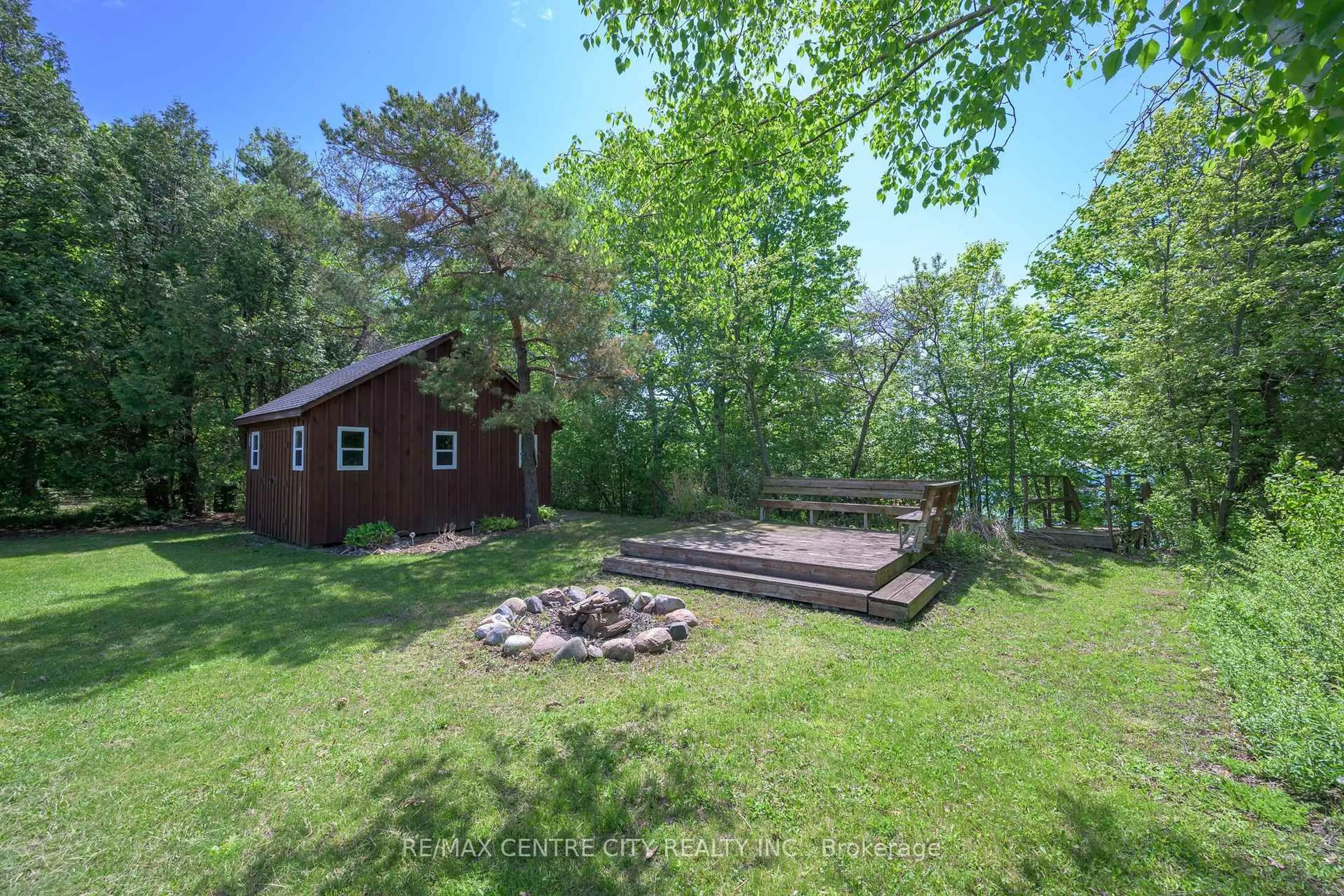 A pic from outside/outdoor area/front of a property/back of a property/a pic from drone, forest/trees view for 82431 Golf Course Rd, Ashfield-Colborne-Wawanosh Ontario N0M 3Y2