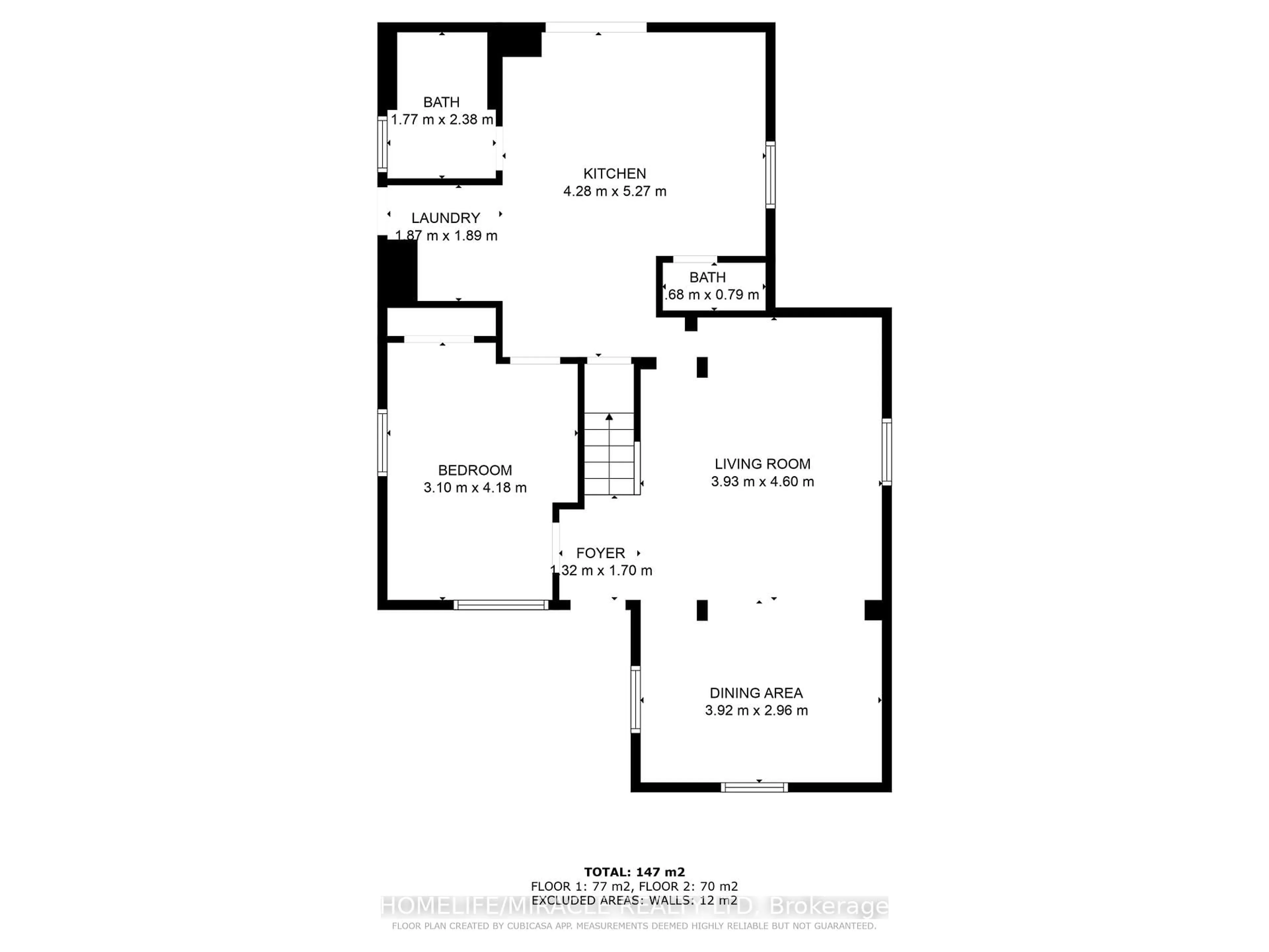 Floor plan for 24 Albion St, Belleville Ontario K8N 3R8