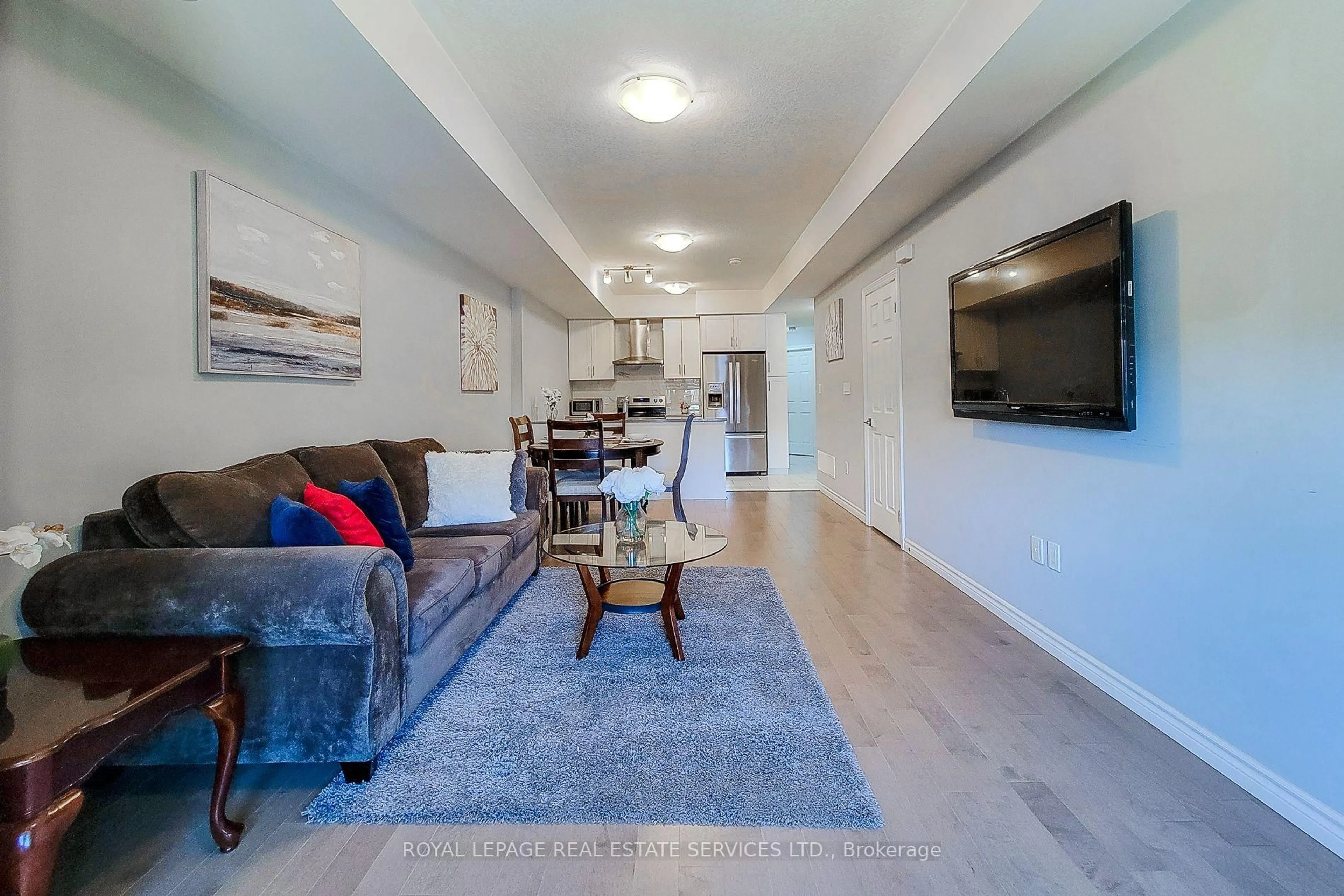 Living room with furniture, unknown for 122 Wheat Lane, Kitchener Ontario N2R 0R4