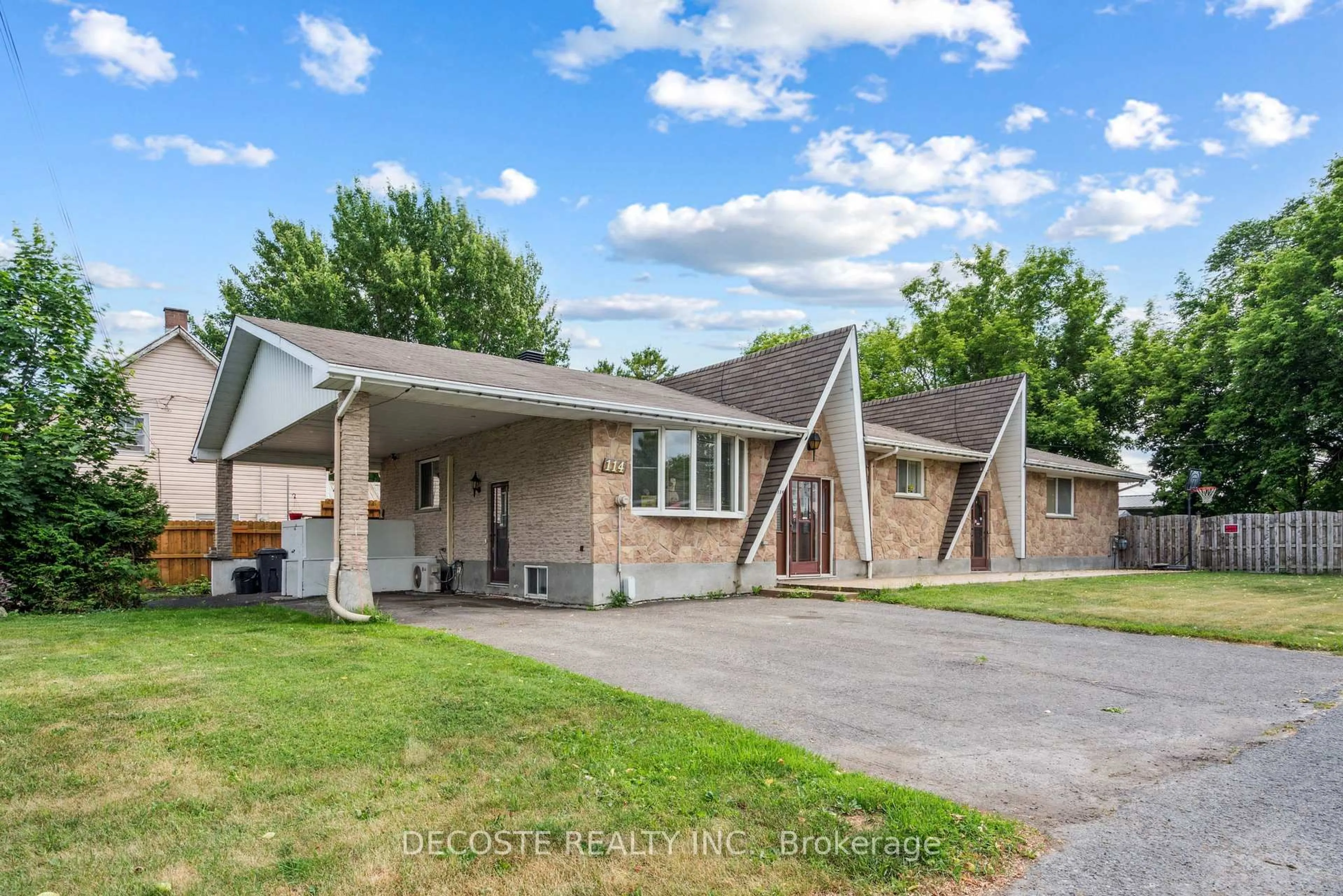 Home with brick exterior material, street for 114 St George St, North Glengarry Ontario K0C 1A0