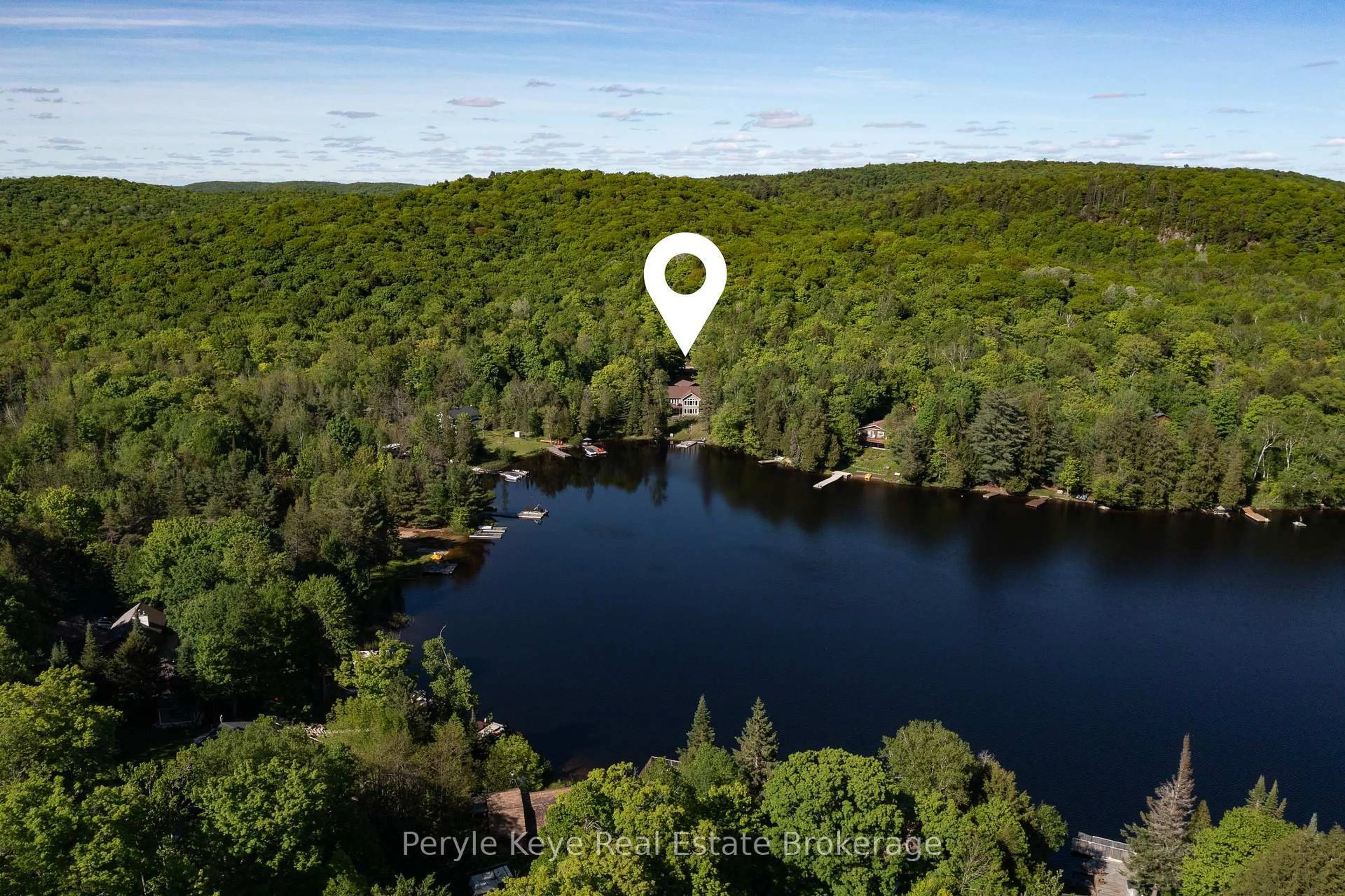 Picture of a map for 1305 Bellwood Acres Rd, Lake of Bays Ontario P0B 1A0