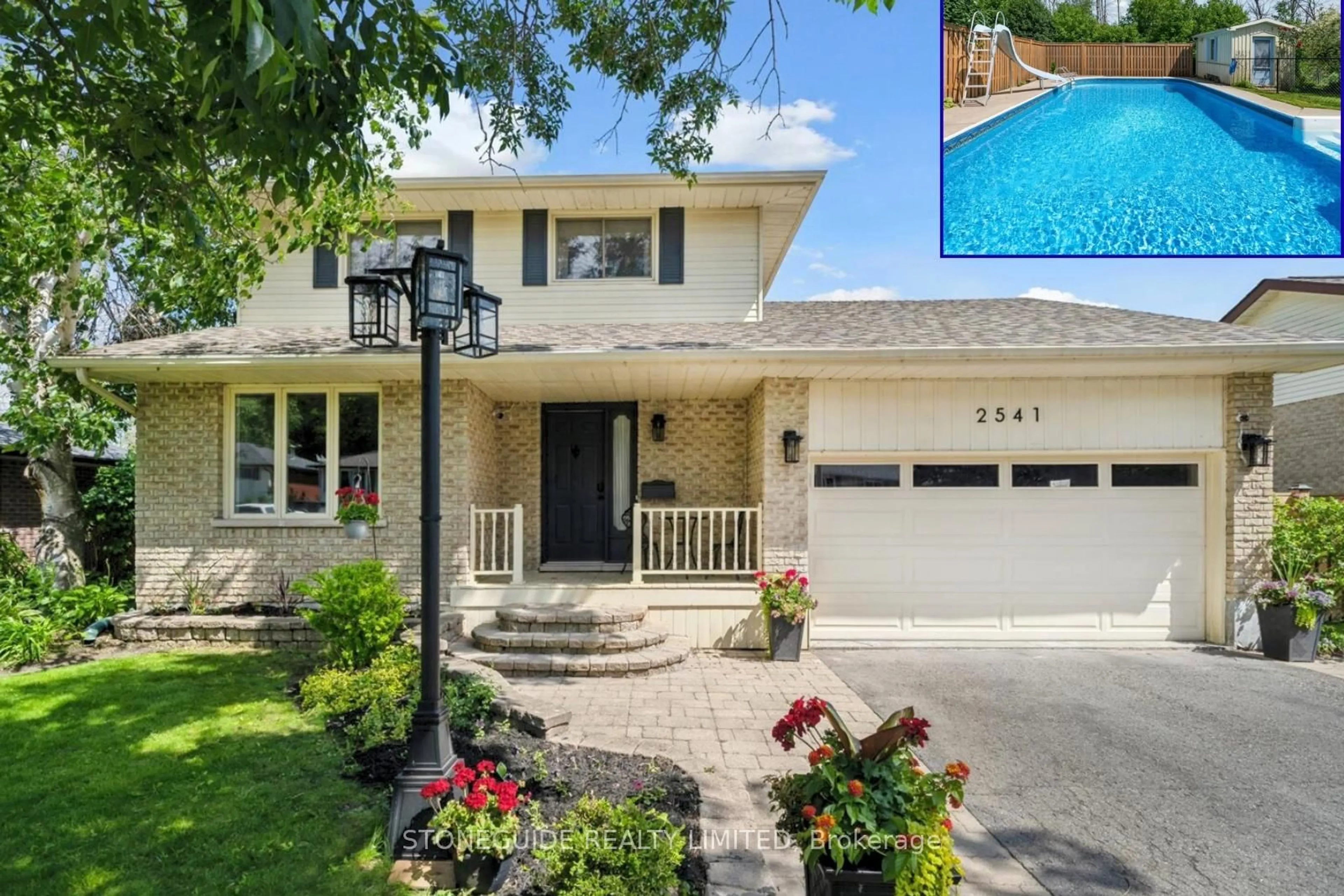 Home with brick exterior material, street for 2541 Farmcrest Ave, Peterborough East Ontario K9L 1R8