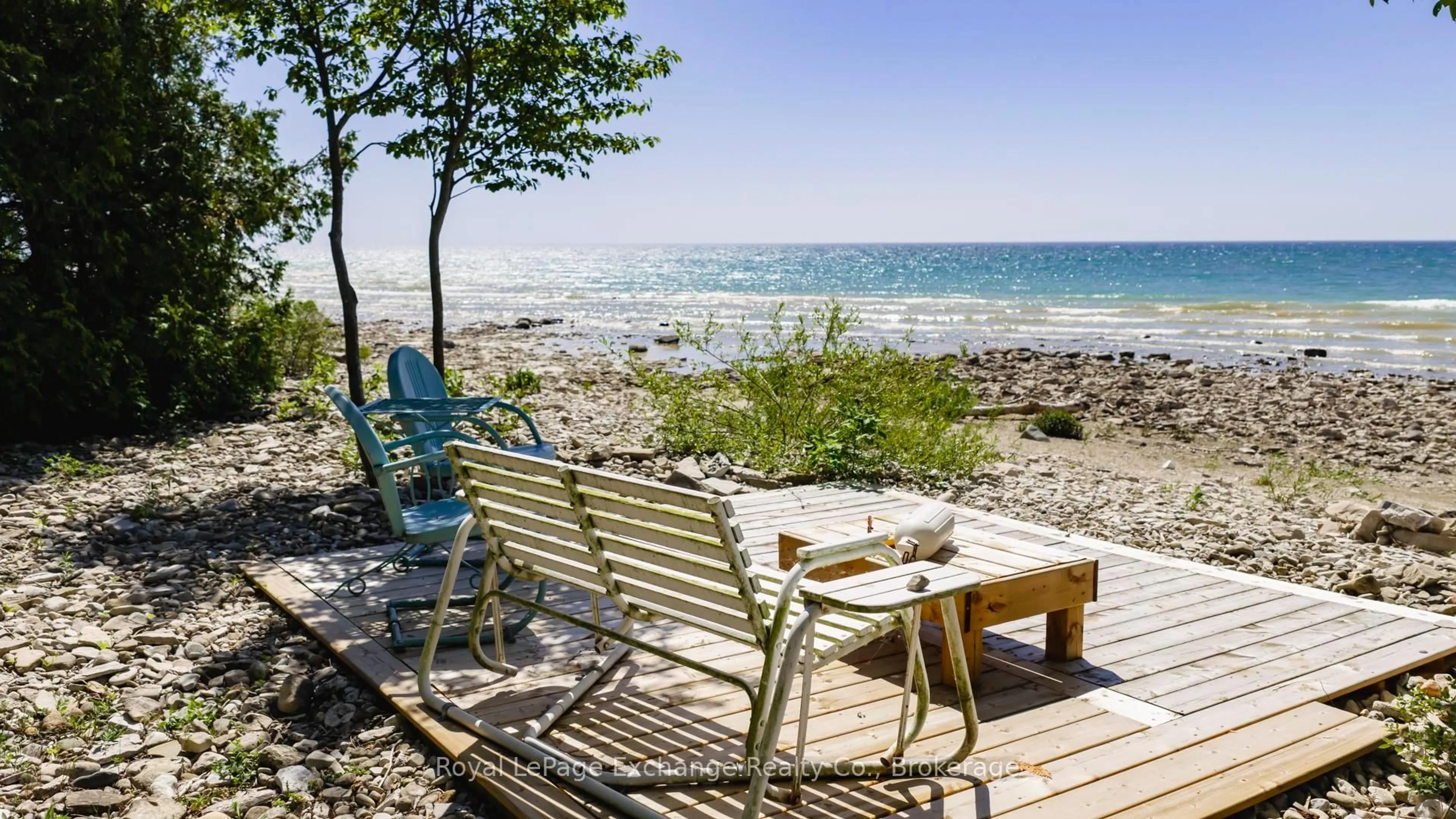 Patio, water/lake/river/ocean view for 14 Kuehner St, Kincardine Ontario N0G 2T0
