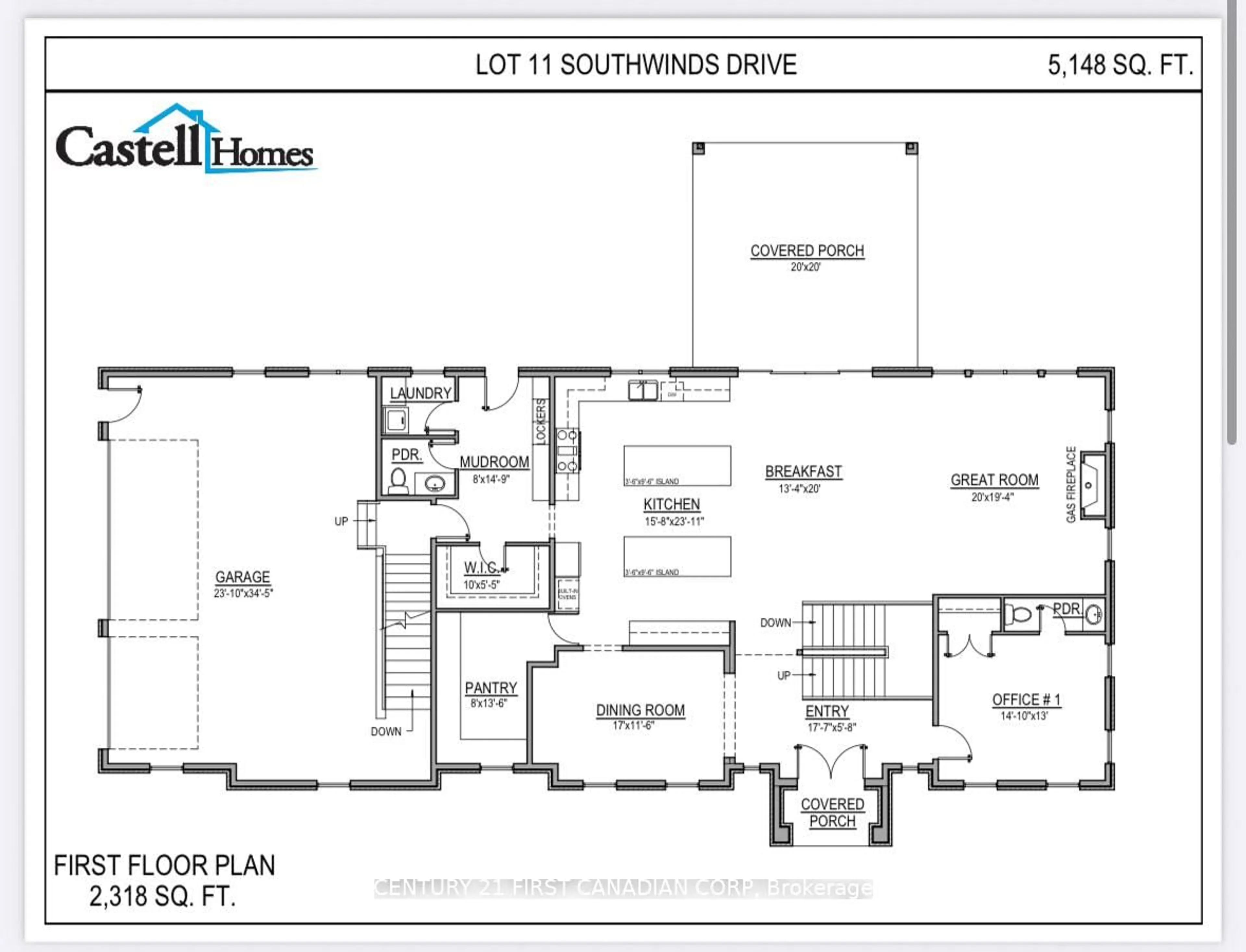 Floor plan for 3870 South Winds Dr, London South Ontario N6P 1E6