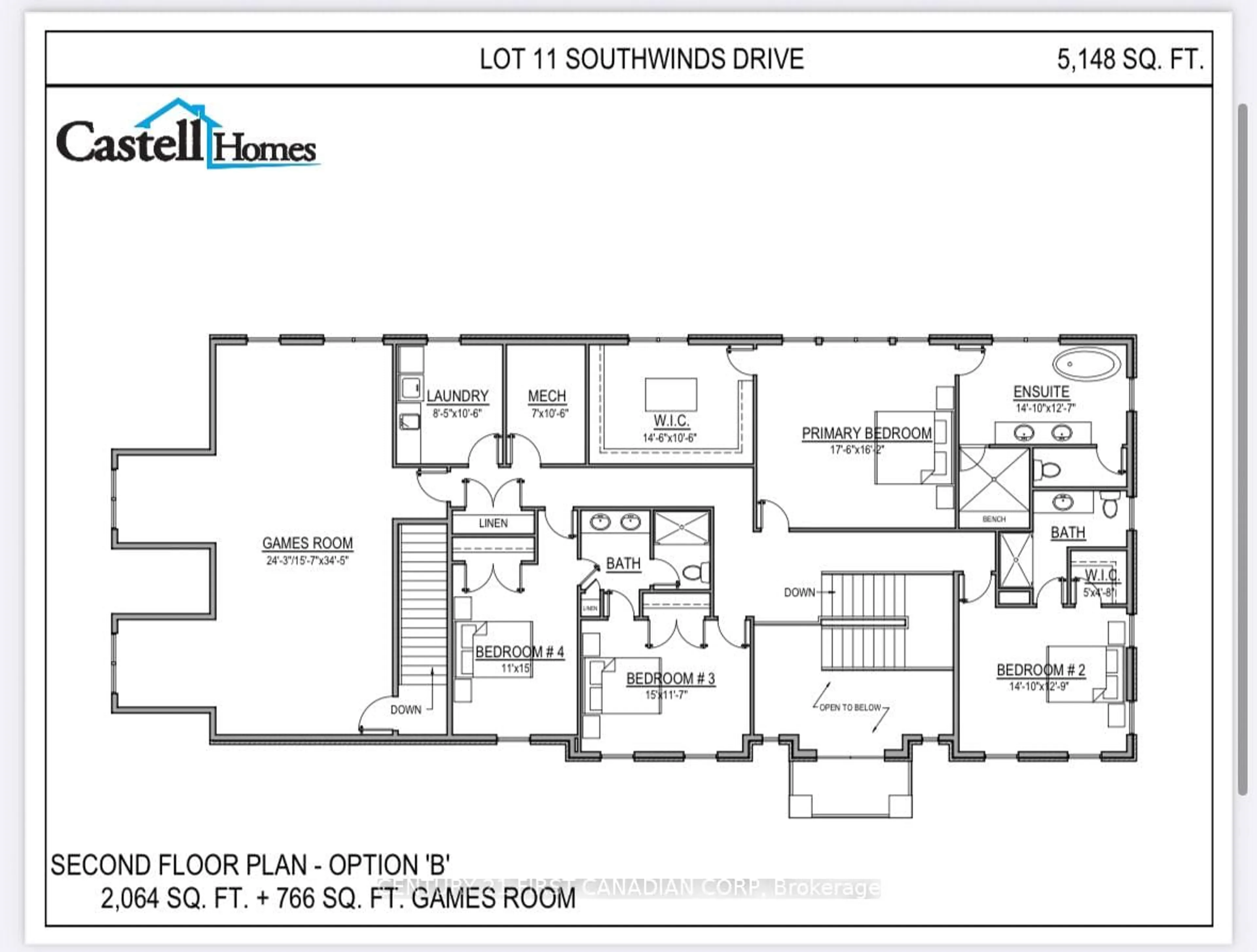 Floor plan for 3870 South Winds Dr, London South Ontario N6P 1E6
