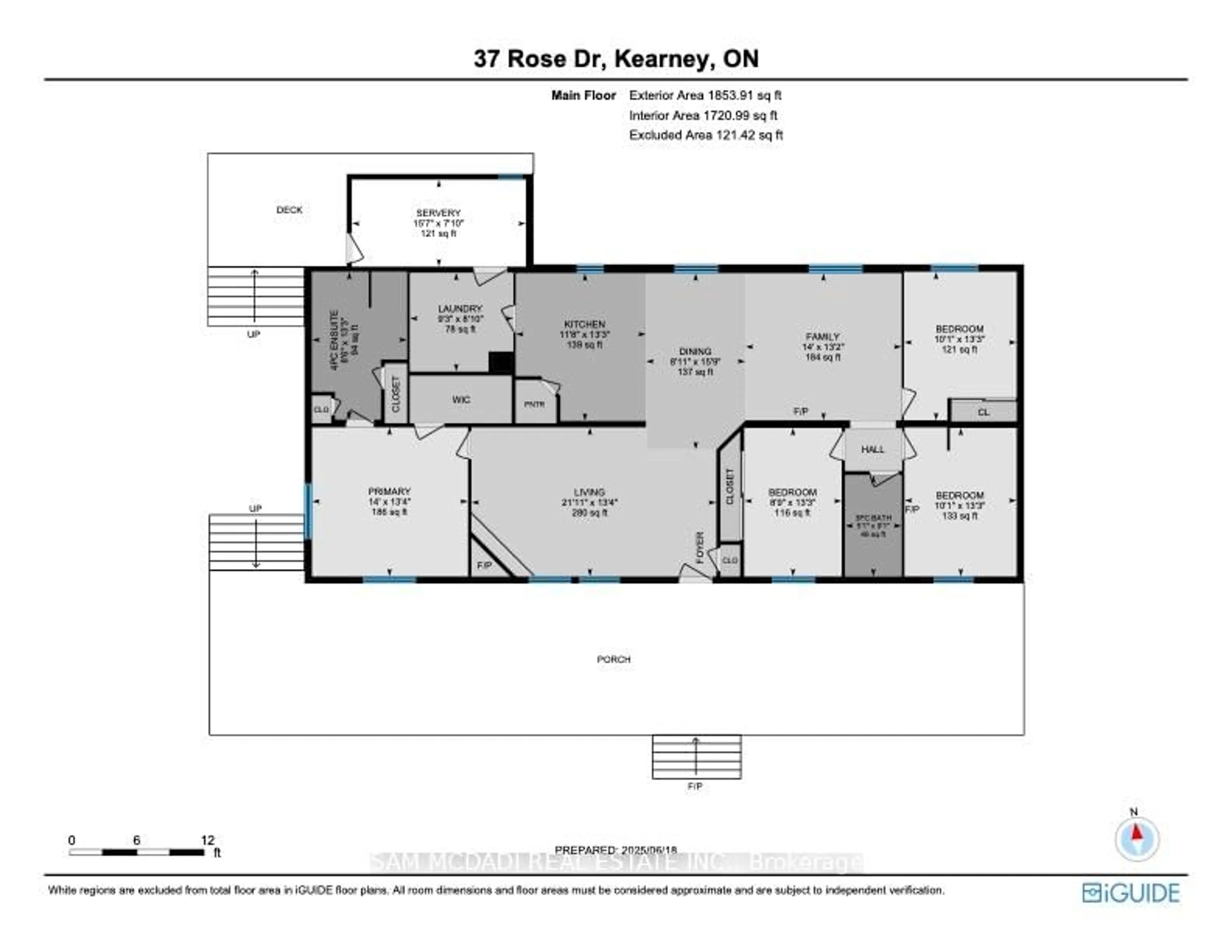 Floor plan for 37 Rose Dr, Kearney Ontario P0A 1M0