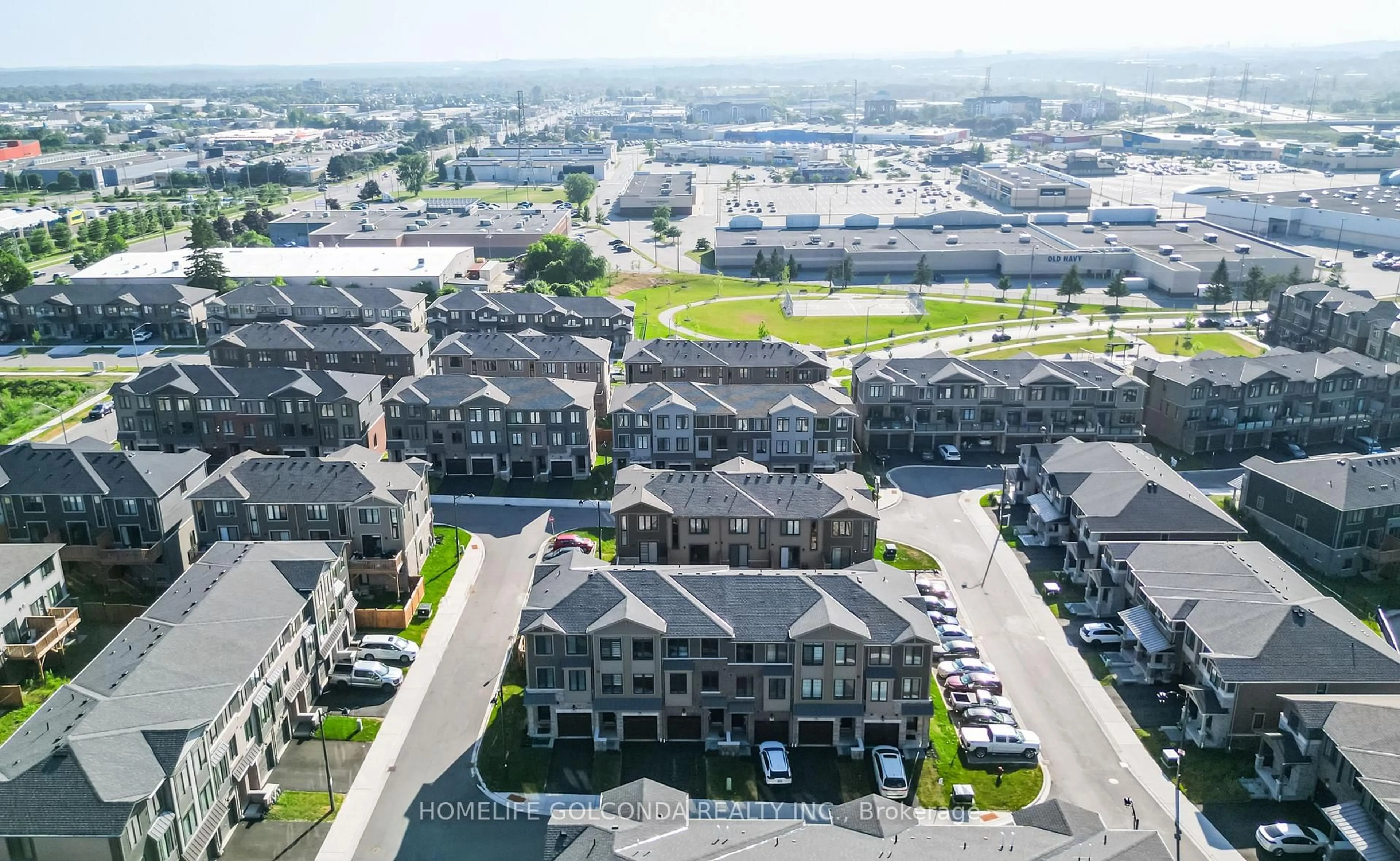 A pic from outside/outdoor area/front of a property/back of a property/a pic from drone, street for 10 Birmingham Dr. 133 Dr, Cambridge Ontario N1R 0C6