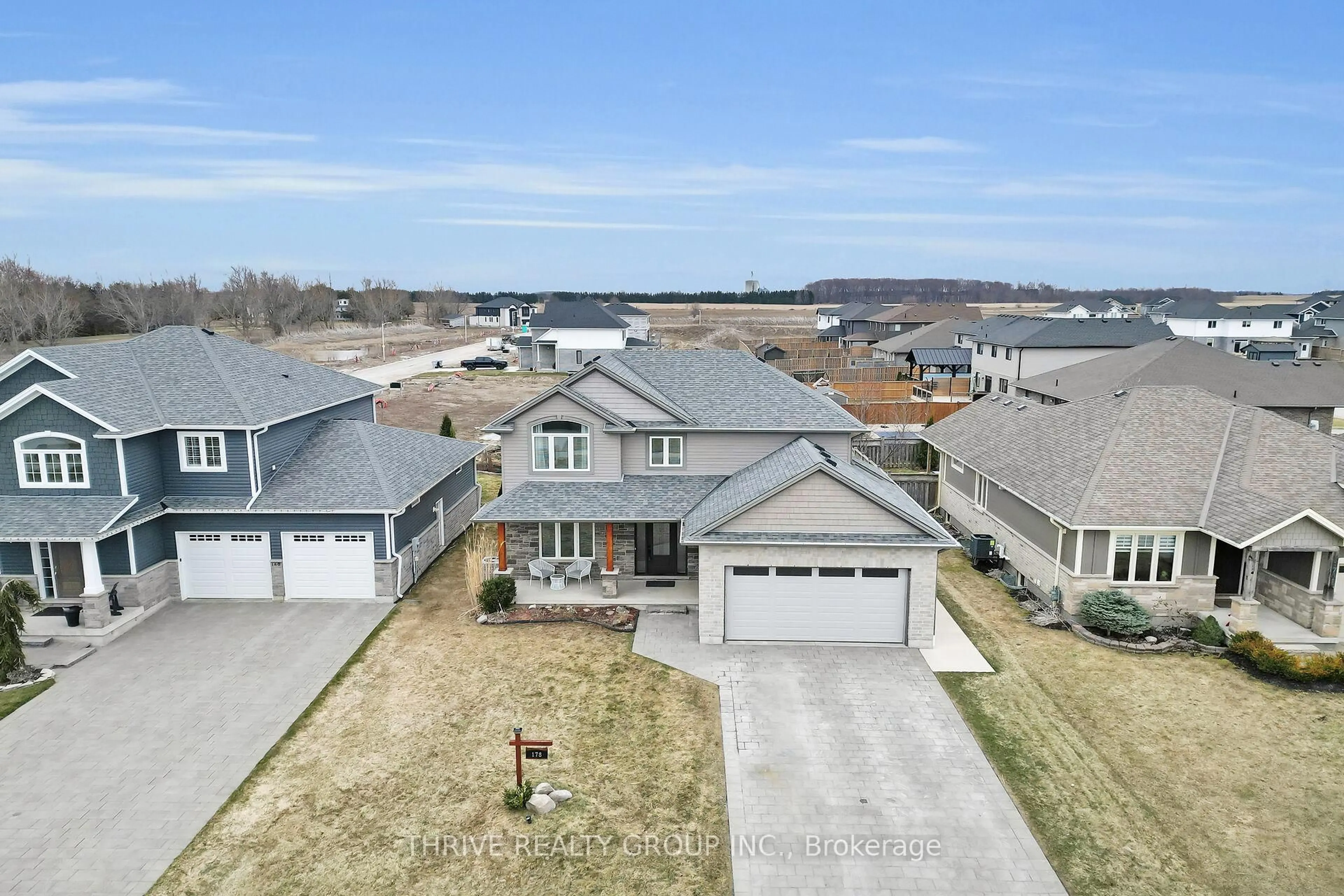 A pic from outside/outdoor area/front of a property/back of a property/a pic from drone, water/lake/river/ocean view for 178 Spencer Ave, Lucan Biddulph Ontario N0M 2J0