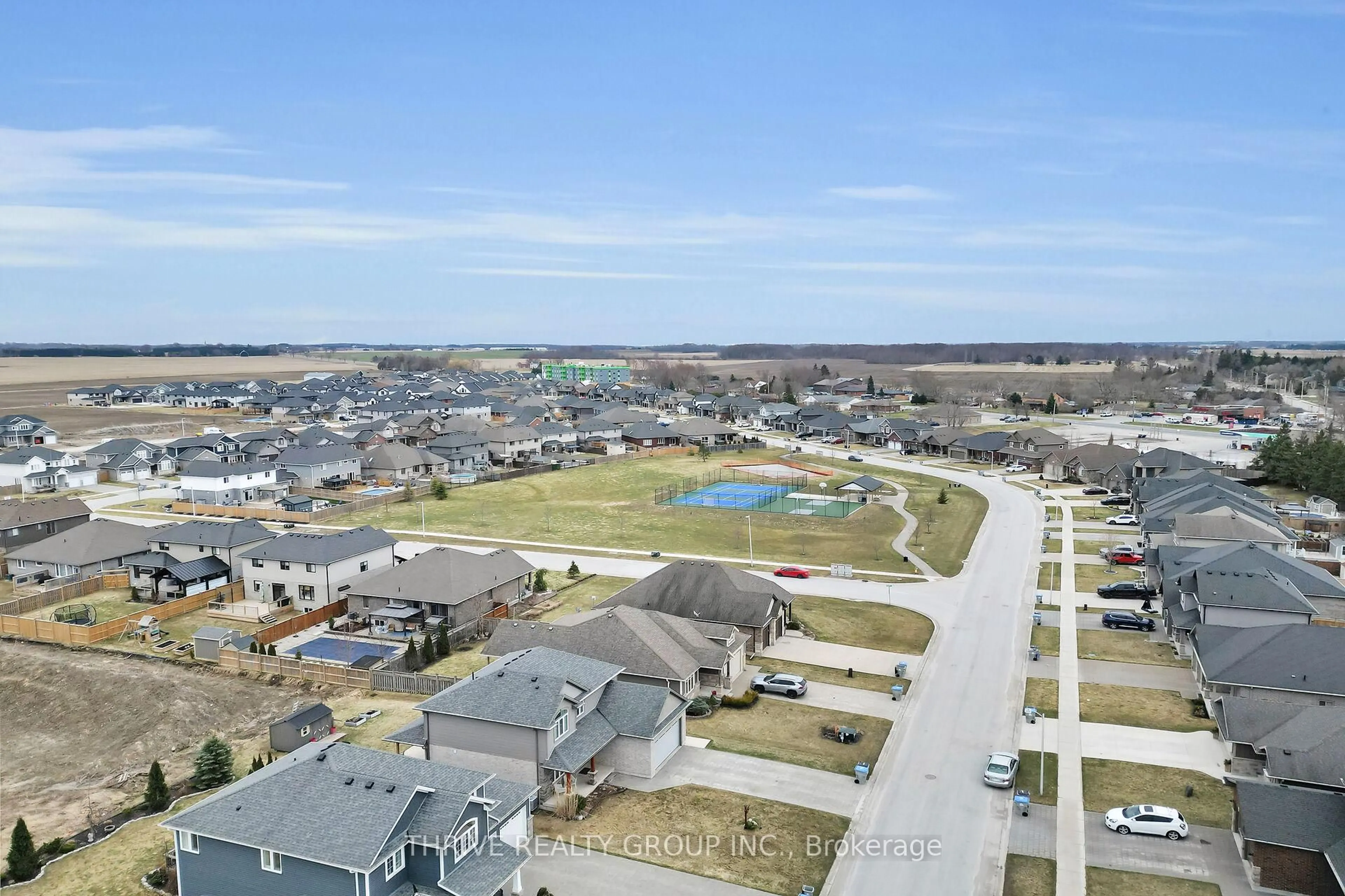 A pic from outside/outdoor area/front of a property/back of a property/a pic from drone, water/lake/river/ocean view for 178 Spencer Ave, Lucan Biddulph Ontario N0M 2J0