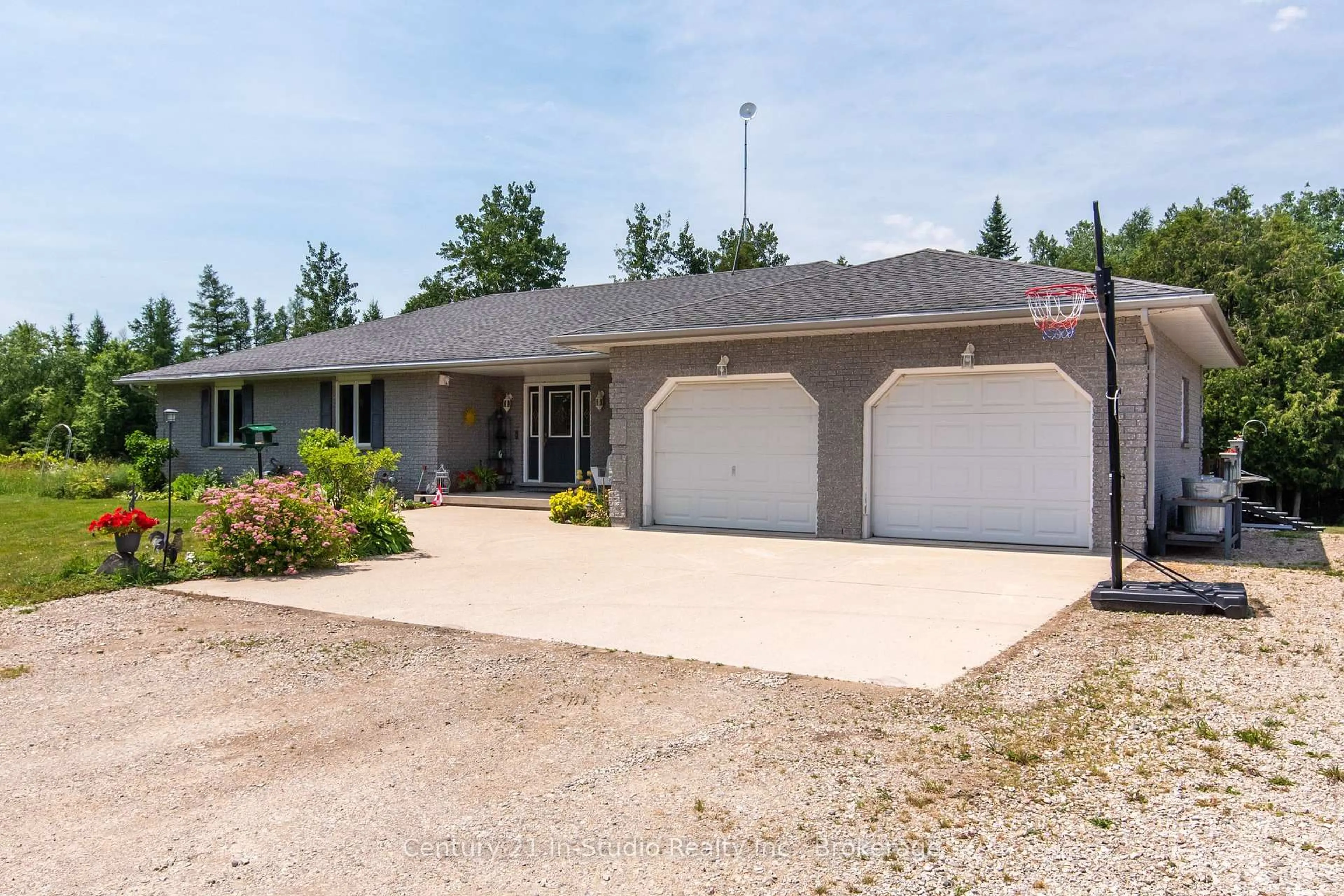 A pic from outside/outdoor area/front of a property/back of a property/a pic from drone, street for 193416 Sideroad 30 NDR, West Grey Ontario N4N 3B8