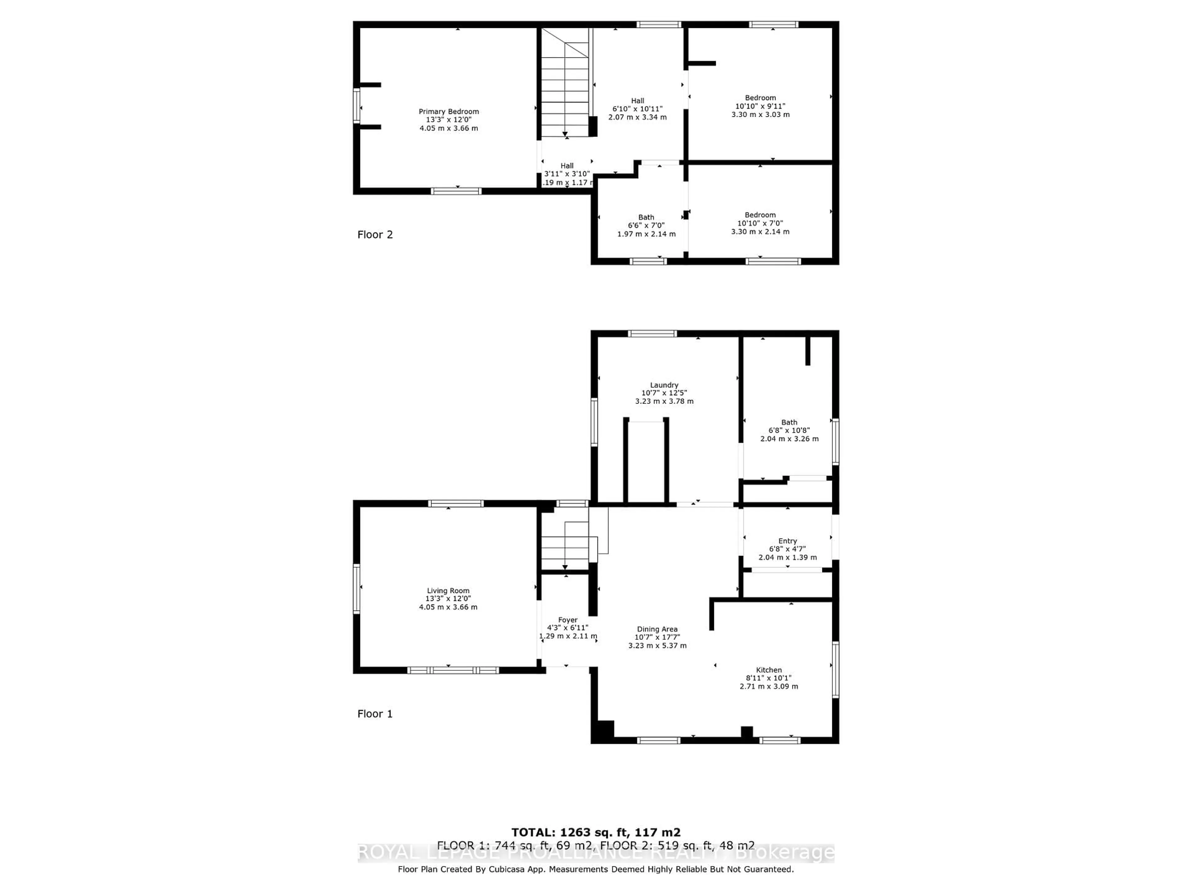 Floor plan for 1280 Jamieson Rd, Quinte West Ontario K0K 3M0