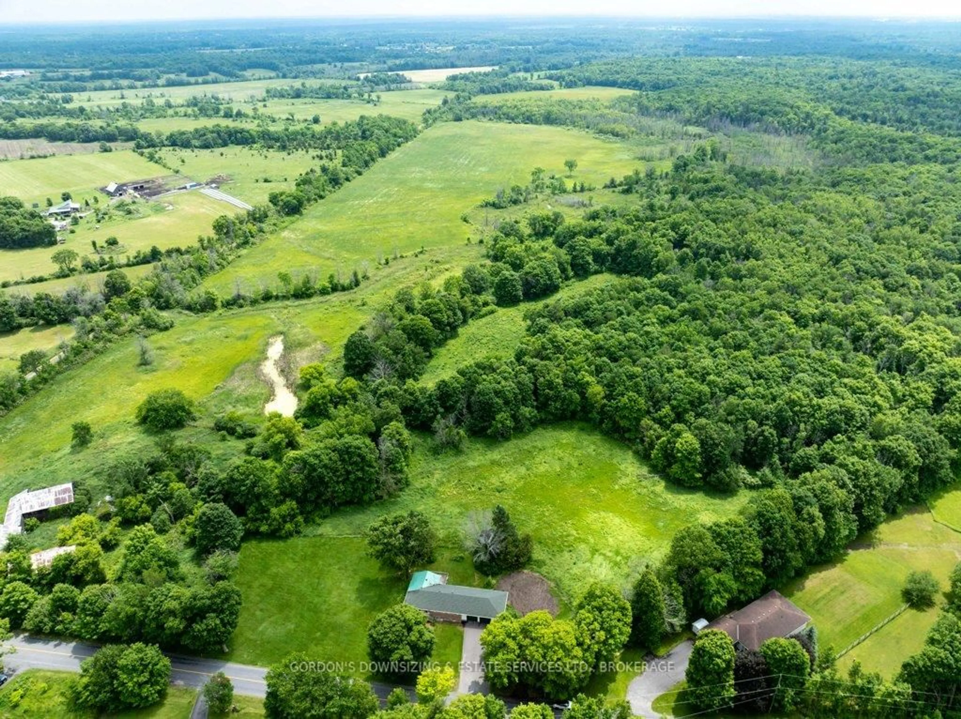 A pic from outside/outdoor area/front of a property/back of a property/a pic from drone, forest/trees view for 3375 Orser Rd, Mcdonalds Corners Ontario K0H 1M0