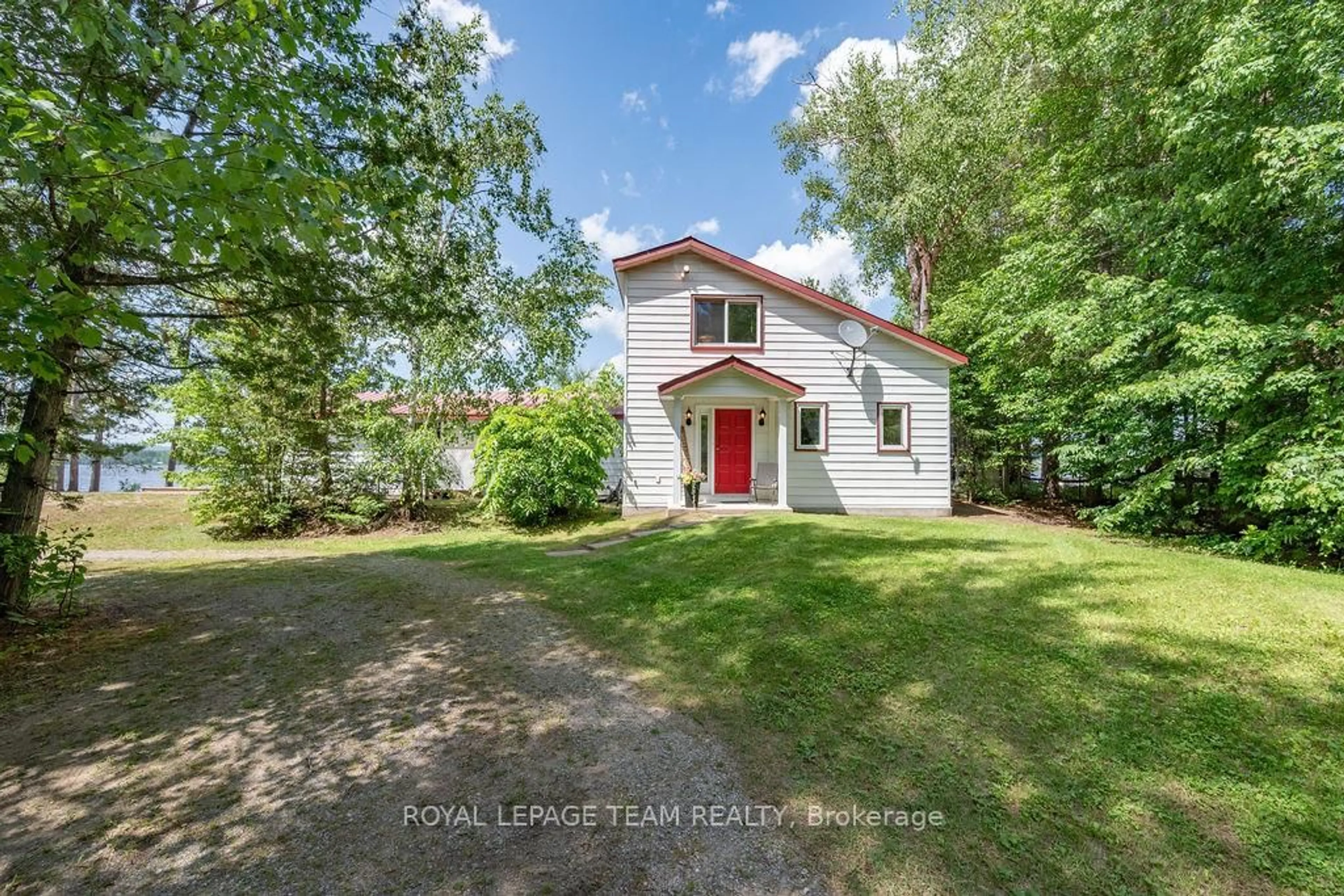 A pic from outside/outdoor area/front of a property/back of a property/a pic from drone, unknown for 171 Branch Tr, Westmeath Ontario K0J 2L0