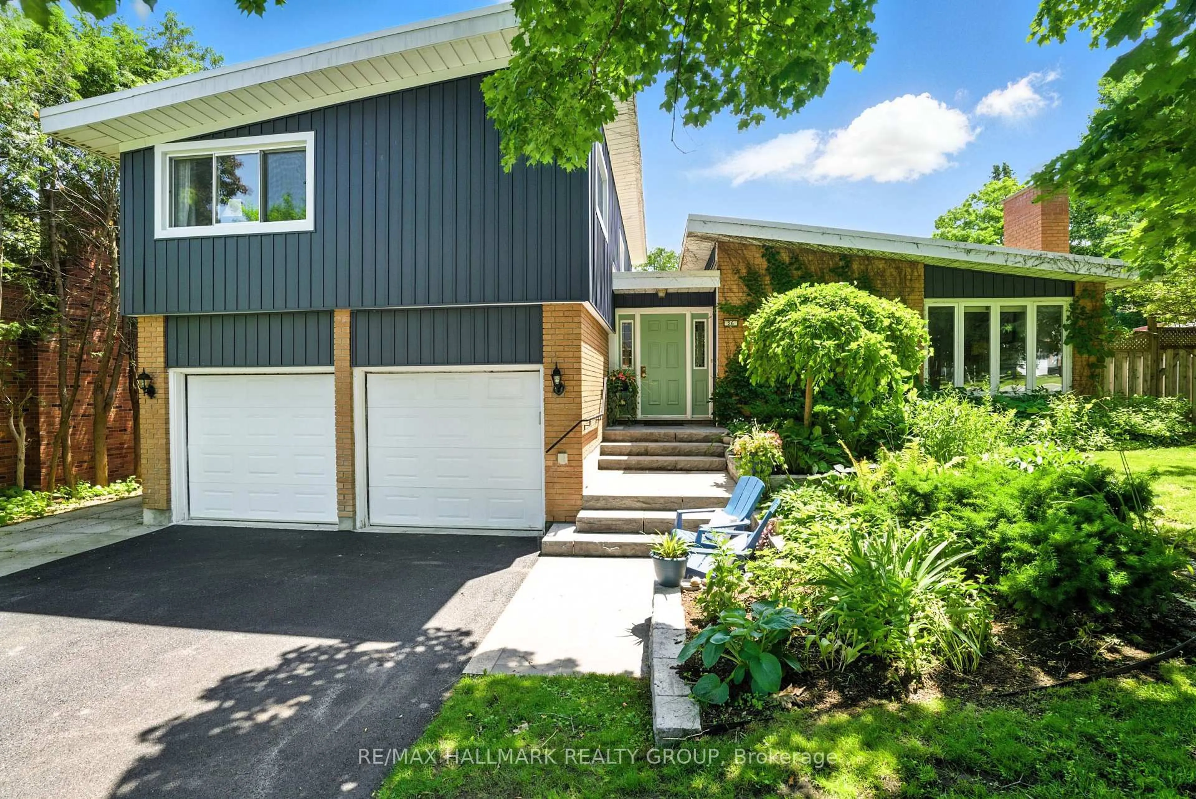 Home with vinyl exterior material, street for 26 St Remy Dr, Ottawa Ontario K2J 1A3